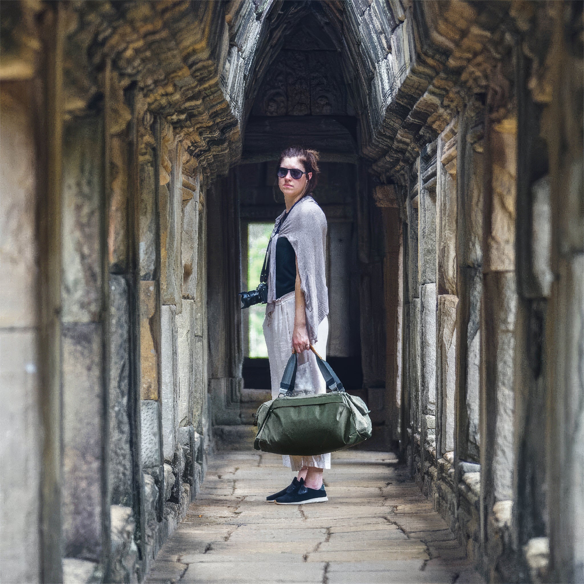 Travel Duffel Bag 35L | Sage