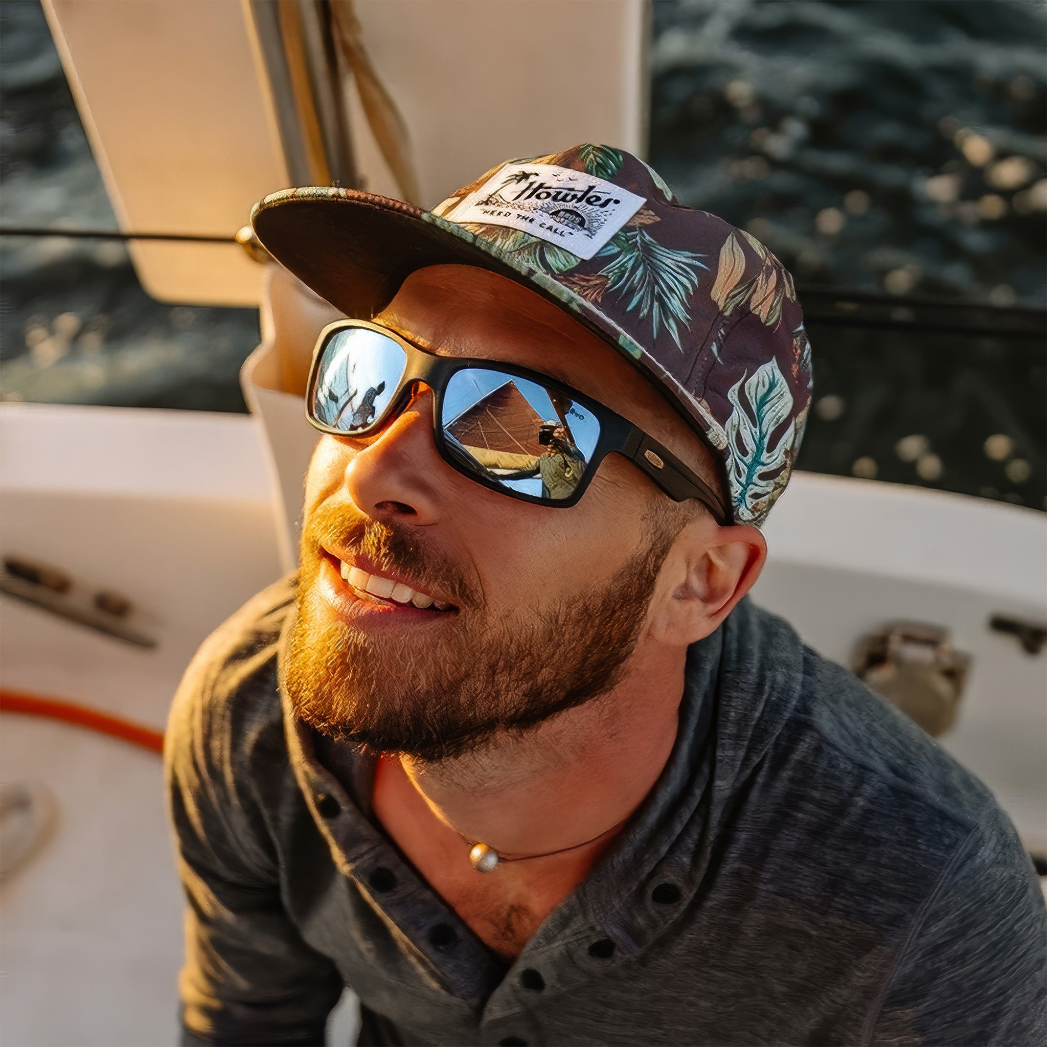 Crawler Polarize Güneş Gözlüğü | Matte Black/Tort | Blue Water