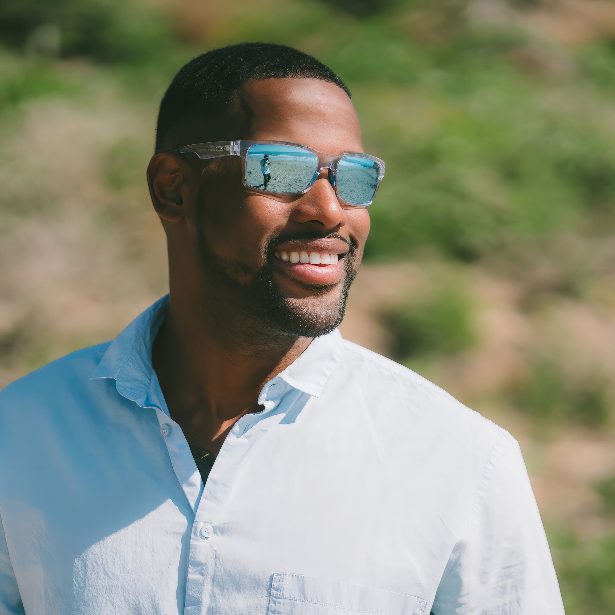 Crawler Polarize Güneş Gözlüğü | Matte Black/Tort | Blue Water