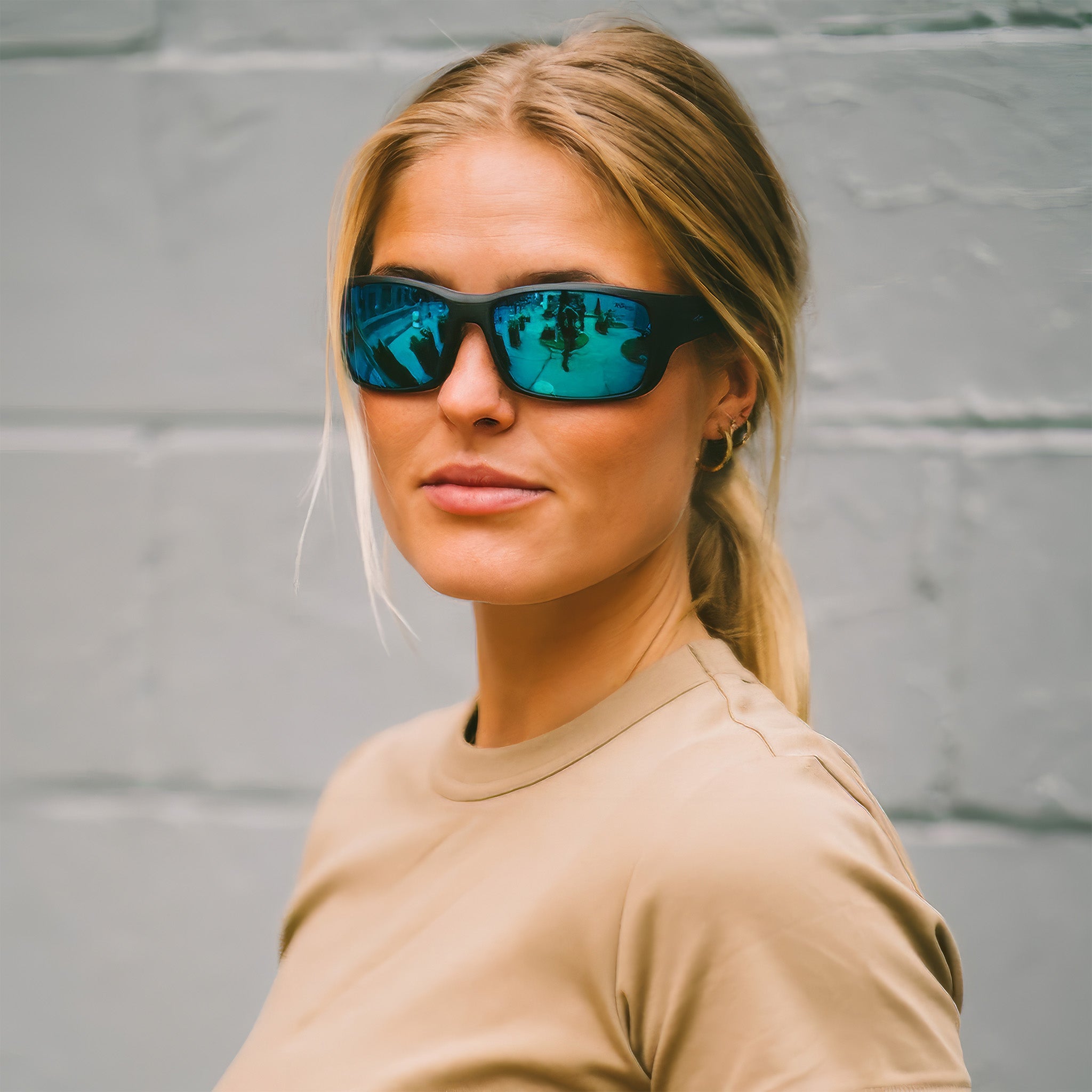 Dexter Polarize Güneş Gözlüğü | Matte Black | H2O Heritage Blue