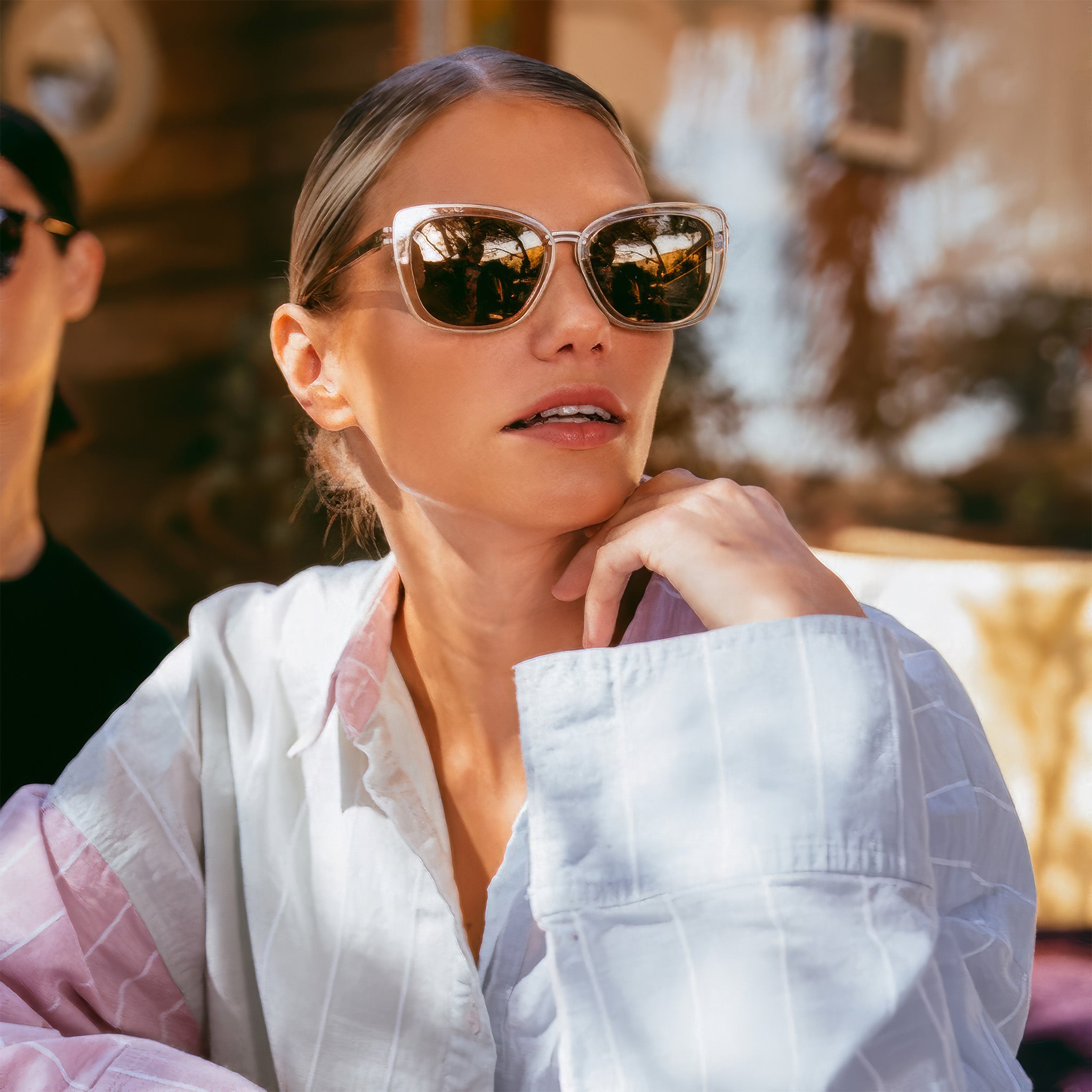 Eva Polarize Güneş Gözlüğü | Caramel | Champagne