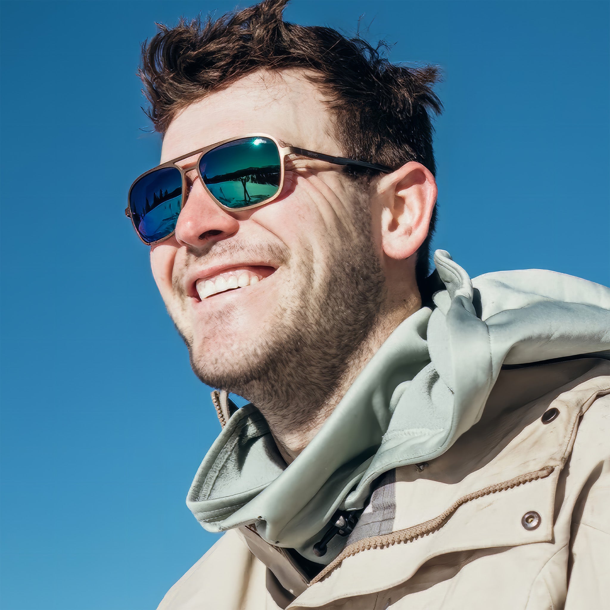 HORIZON Polarize Güneş Gözlüğü | Satin Bronze | Evergreen Photochromic