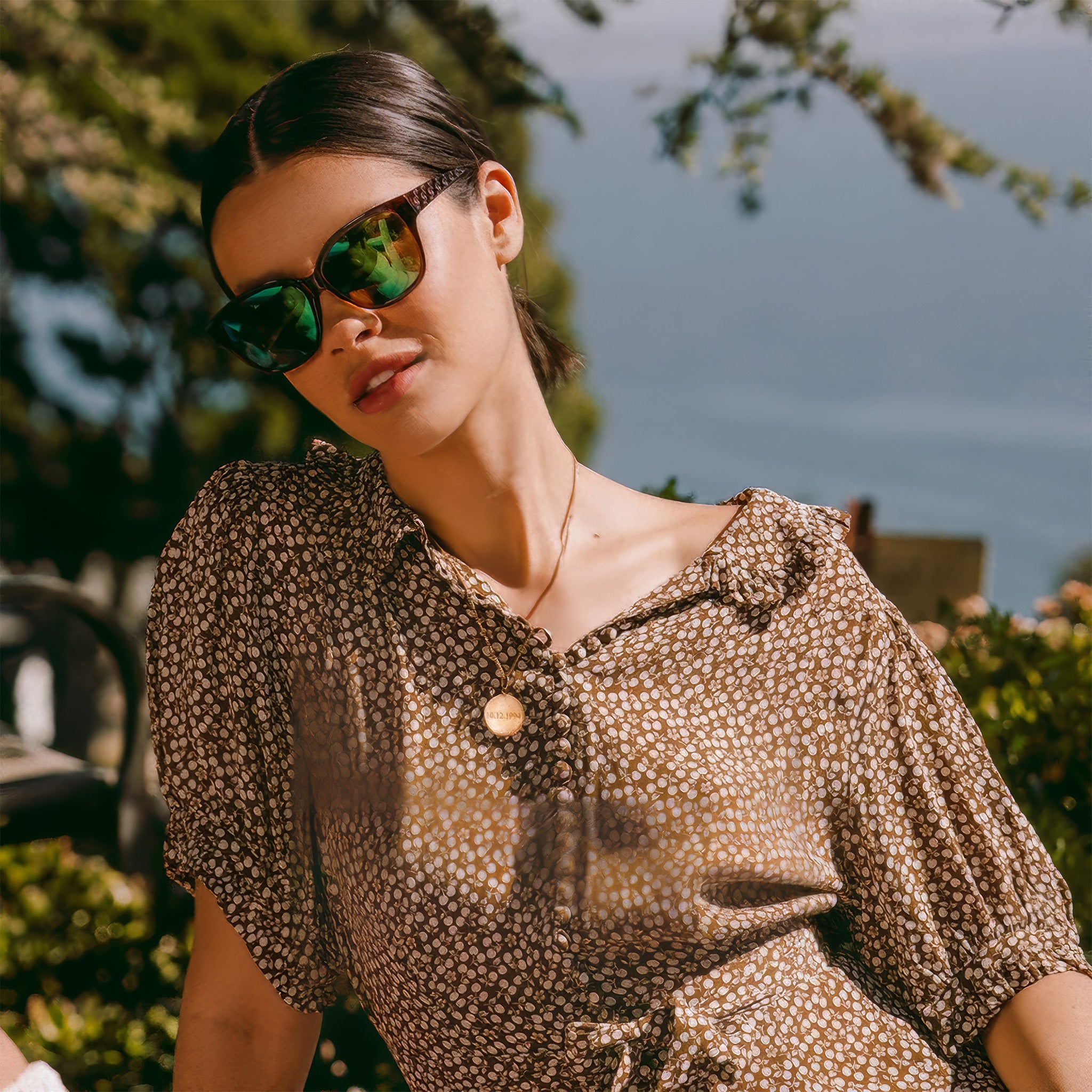 Perry Polarize Güneş Gözlüğü | Crystal Mauve | Champagne