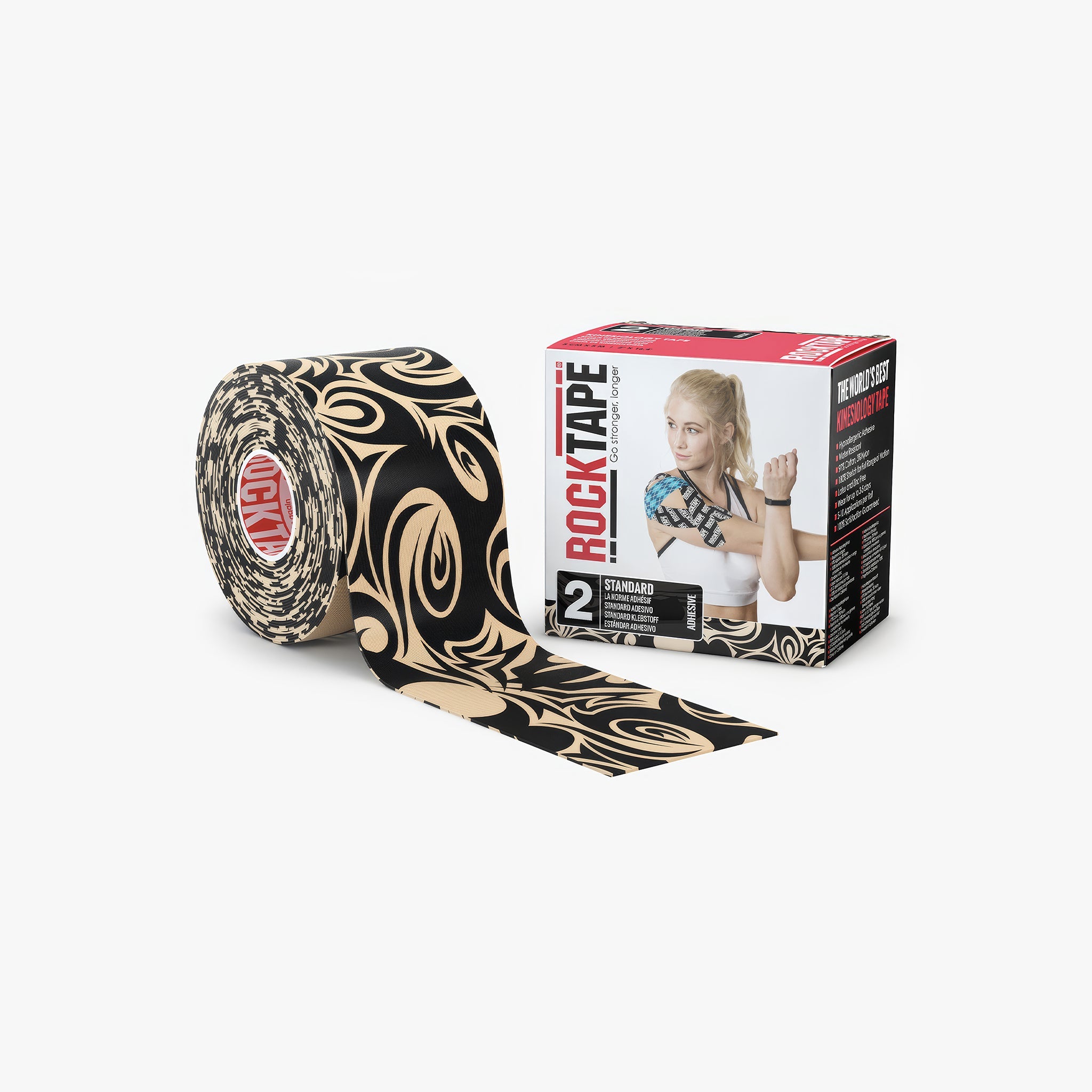 Standart Kinezyoloji Bant | Dövme Desenli | 5cm x 5m