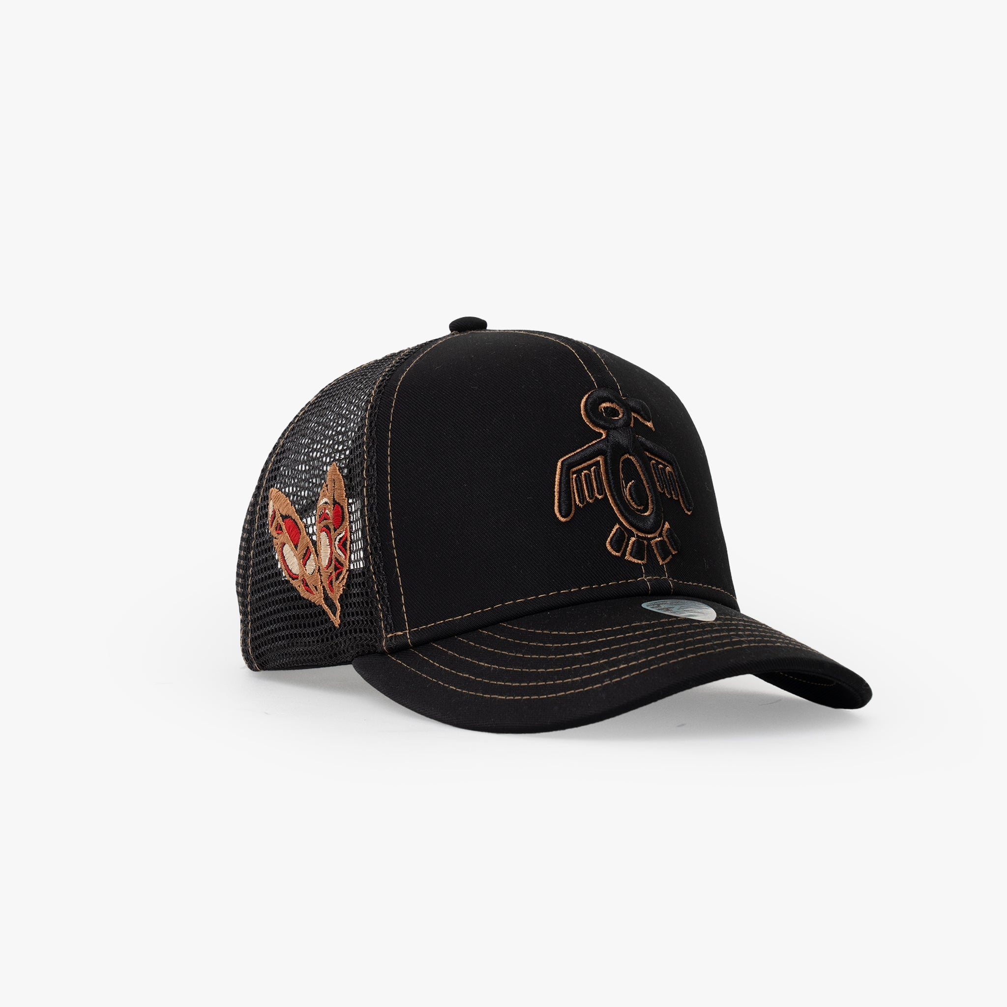 Baseball Şapka - The Indians Collection - Red Indian | Siyah/Gold