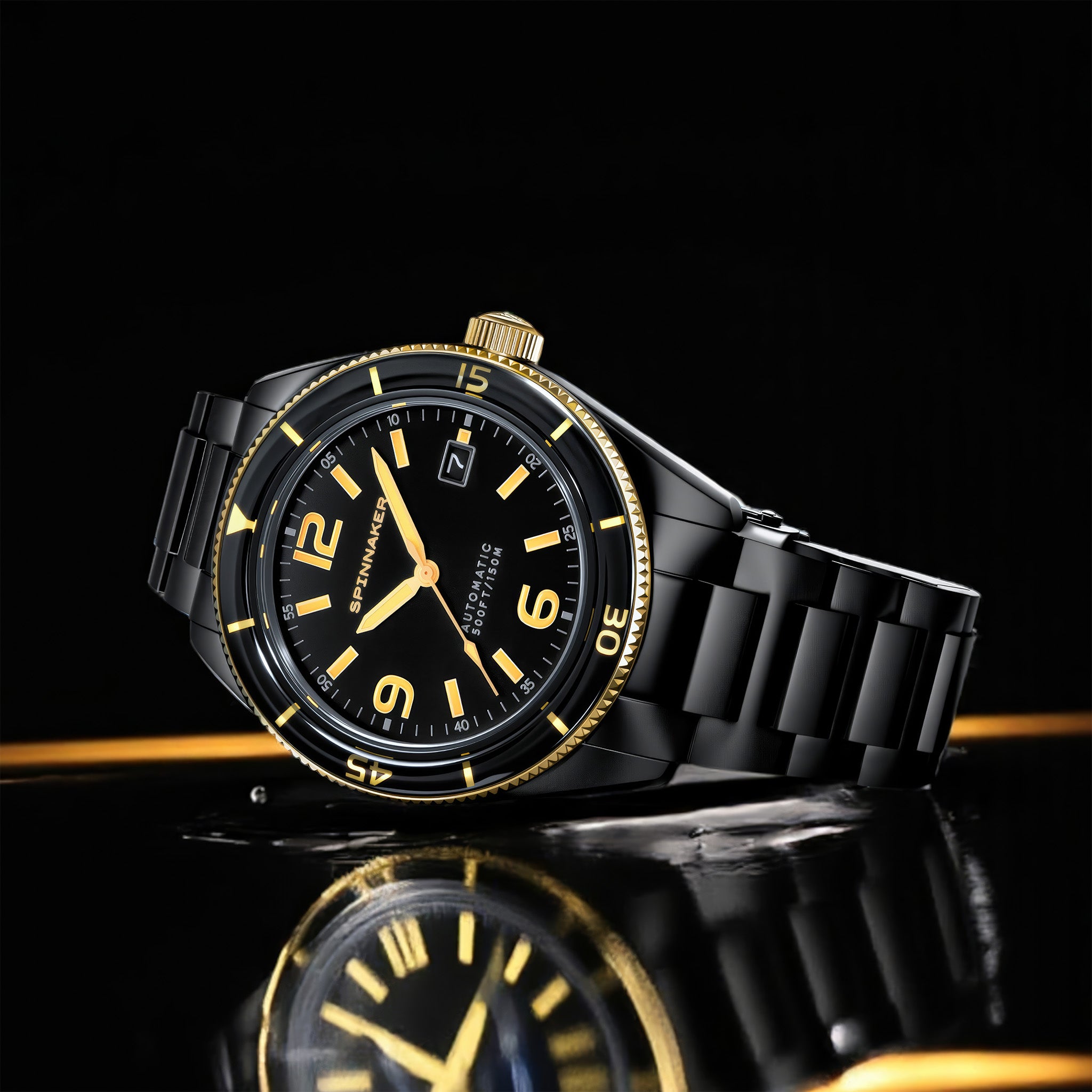 Fleuss Automatic | 43 mm | Golden Eclipse