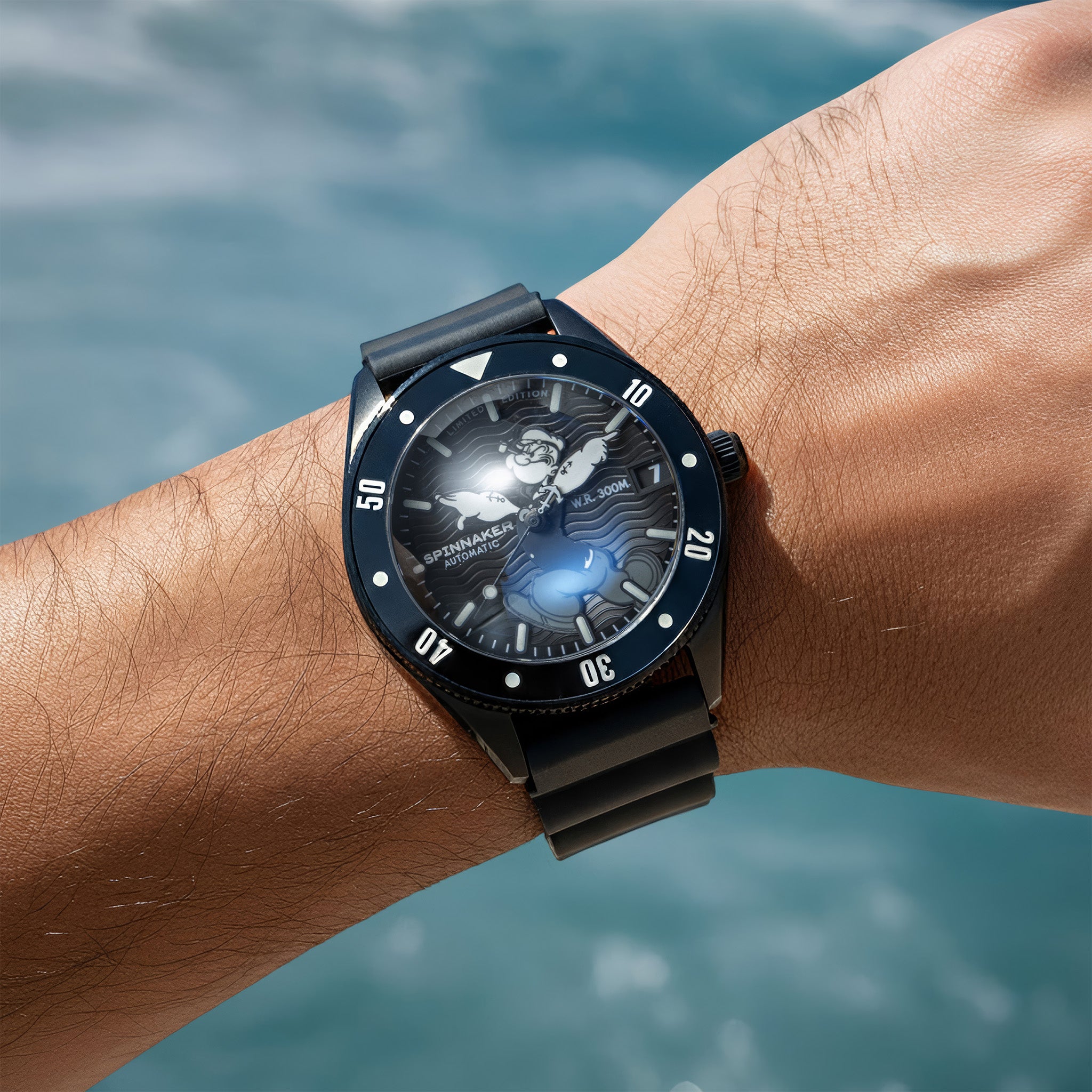 Challenger Automatic Popeye Anchor Arms Limited Edition | 42 mm | Midnight Mast