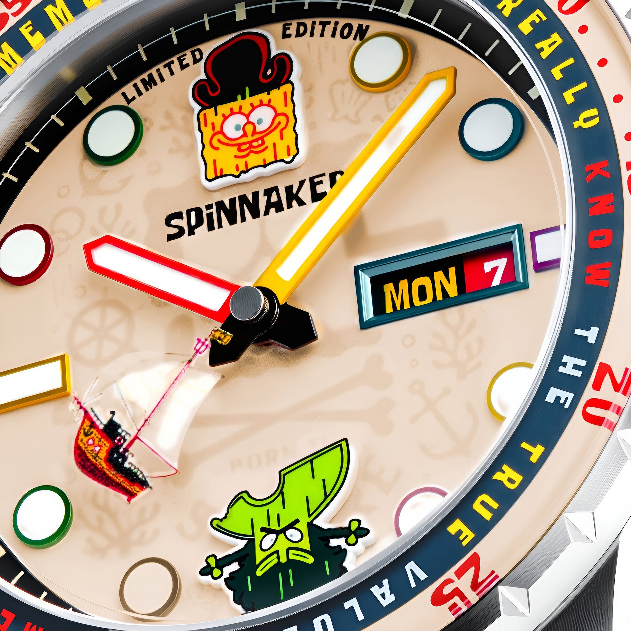 Hass Automatic SpongeBob Search For SquarePants Limited Edition | 43 mm | Seafaring SpongeBob