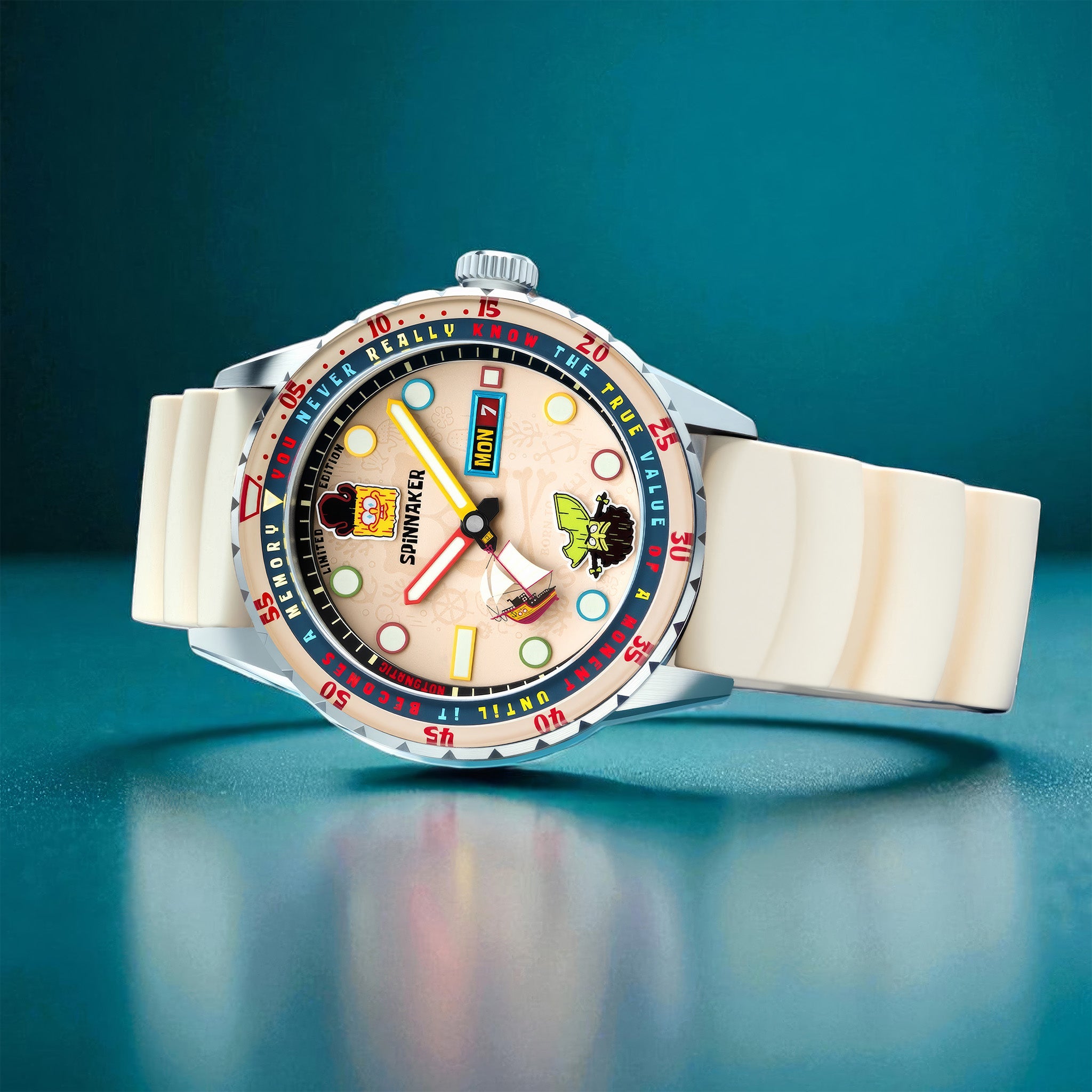 Hass Automatic SpongeBob Search For SquarePants Limited Edition | 43 mm | Seafaring SpongeBob