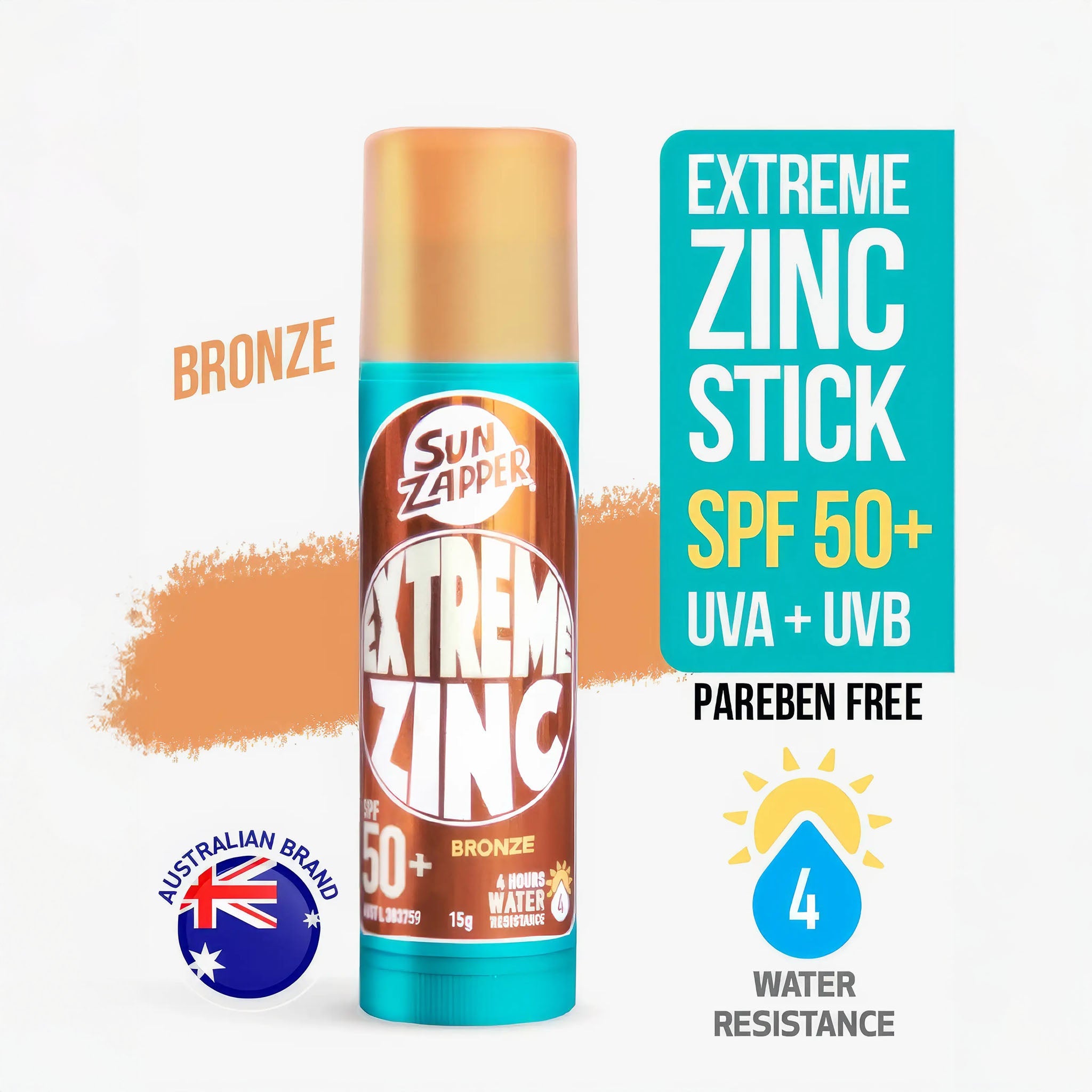 Extreme Zinc Stick SPF 50+ | 15g | Bronze