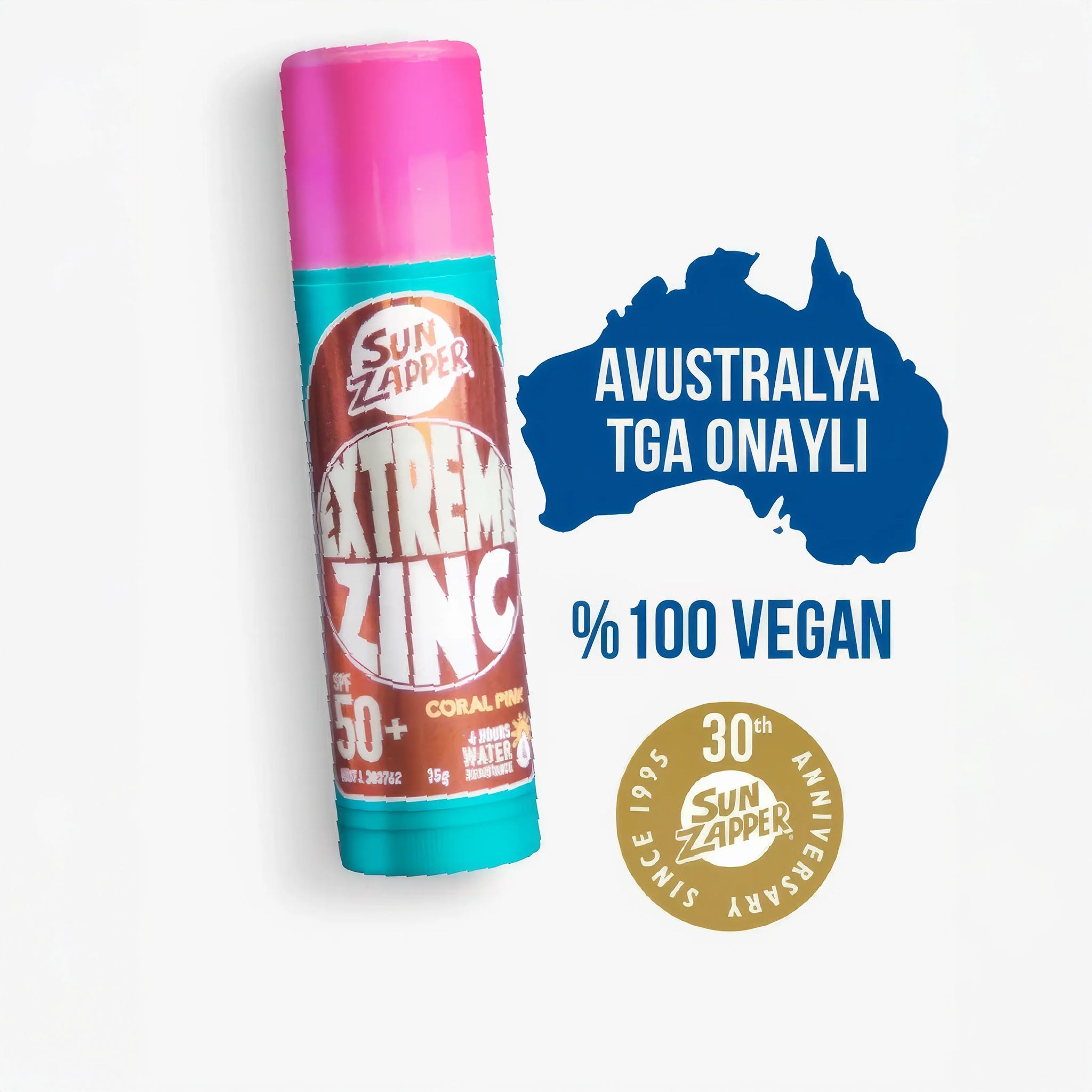 Extreme Zinc Stick SPF 50+ | 15g | Coral Pink