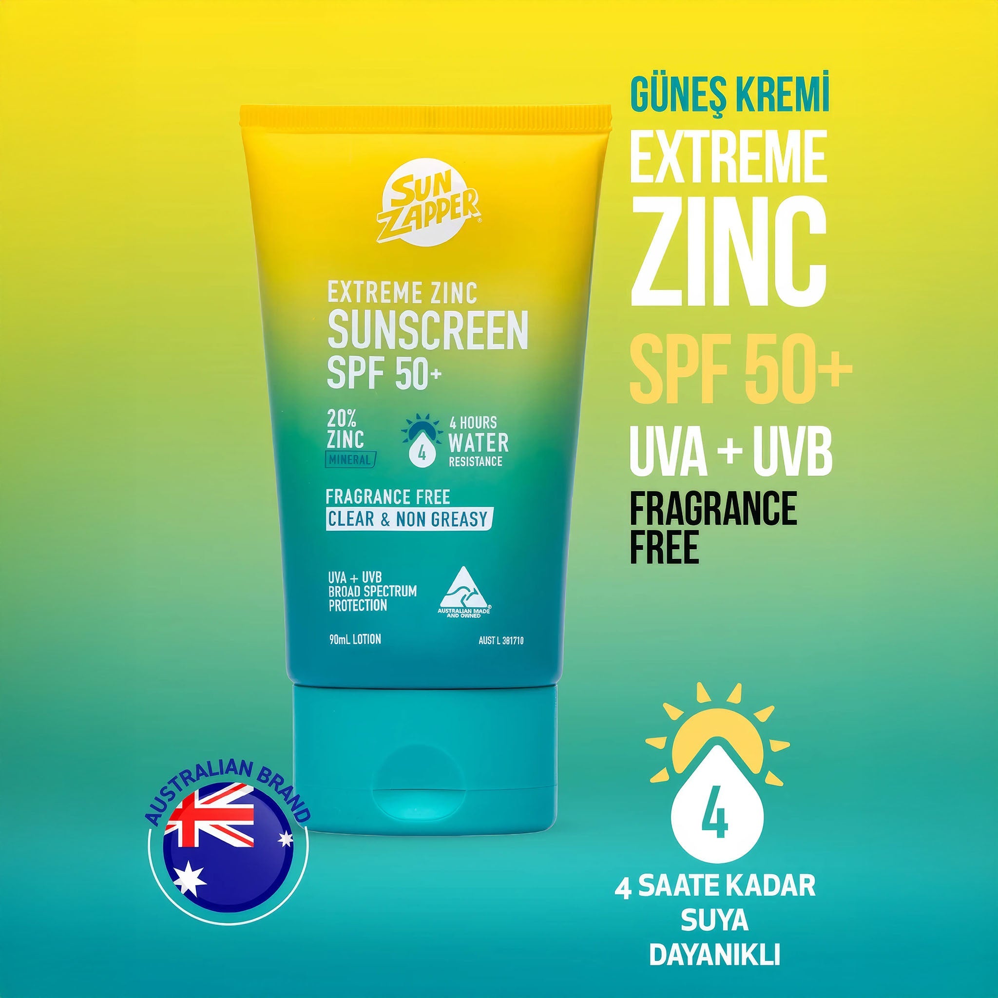 Extreme Zinc Sunscreen Lotion | 90ml