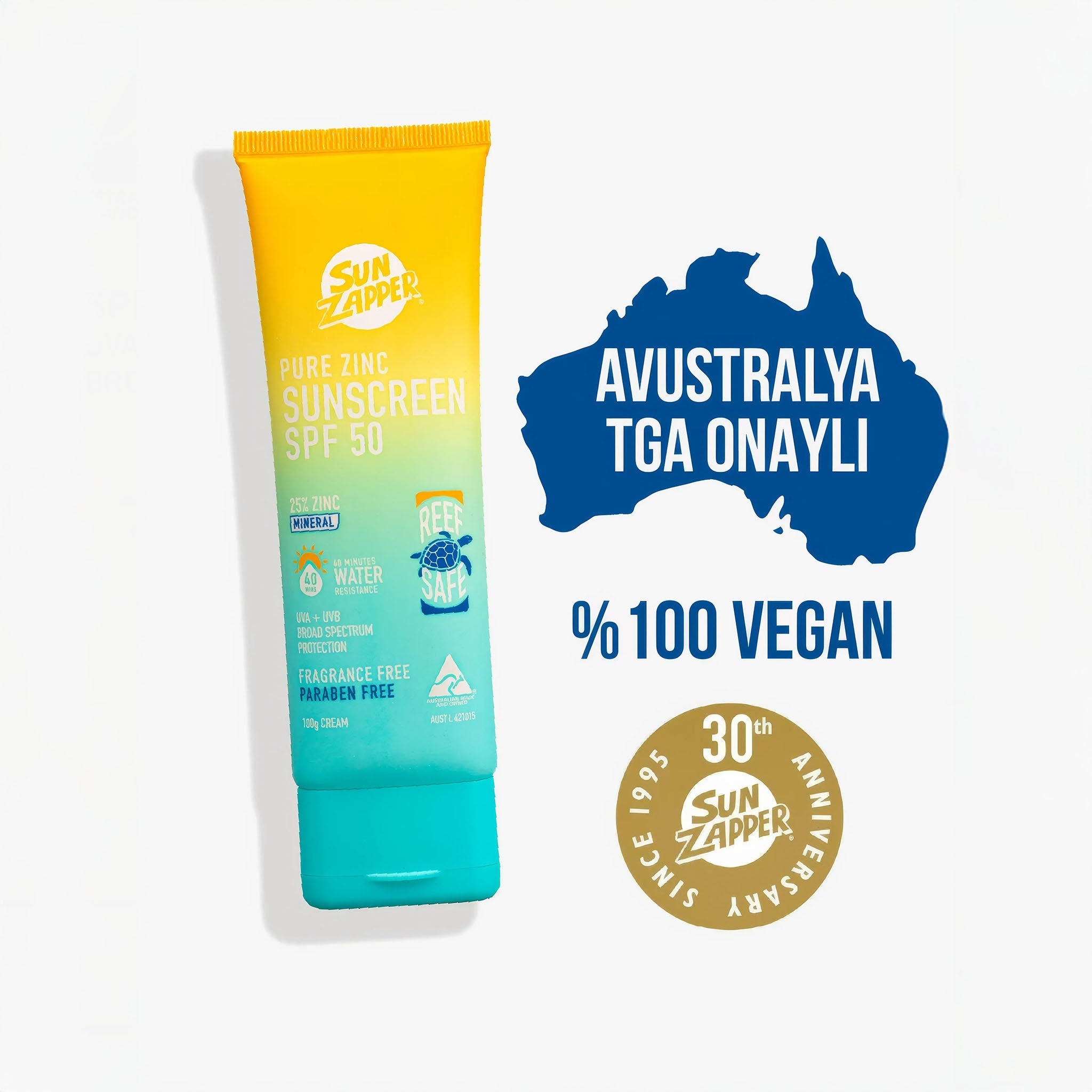 Pure Zinc Sunscreen Cream | 100g