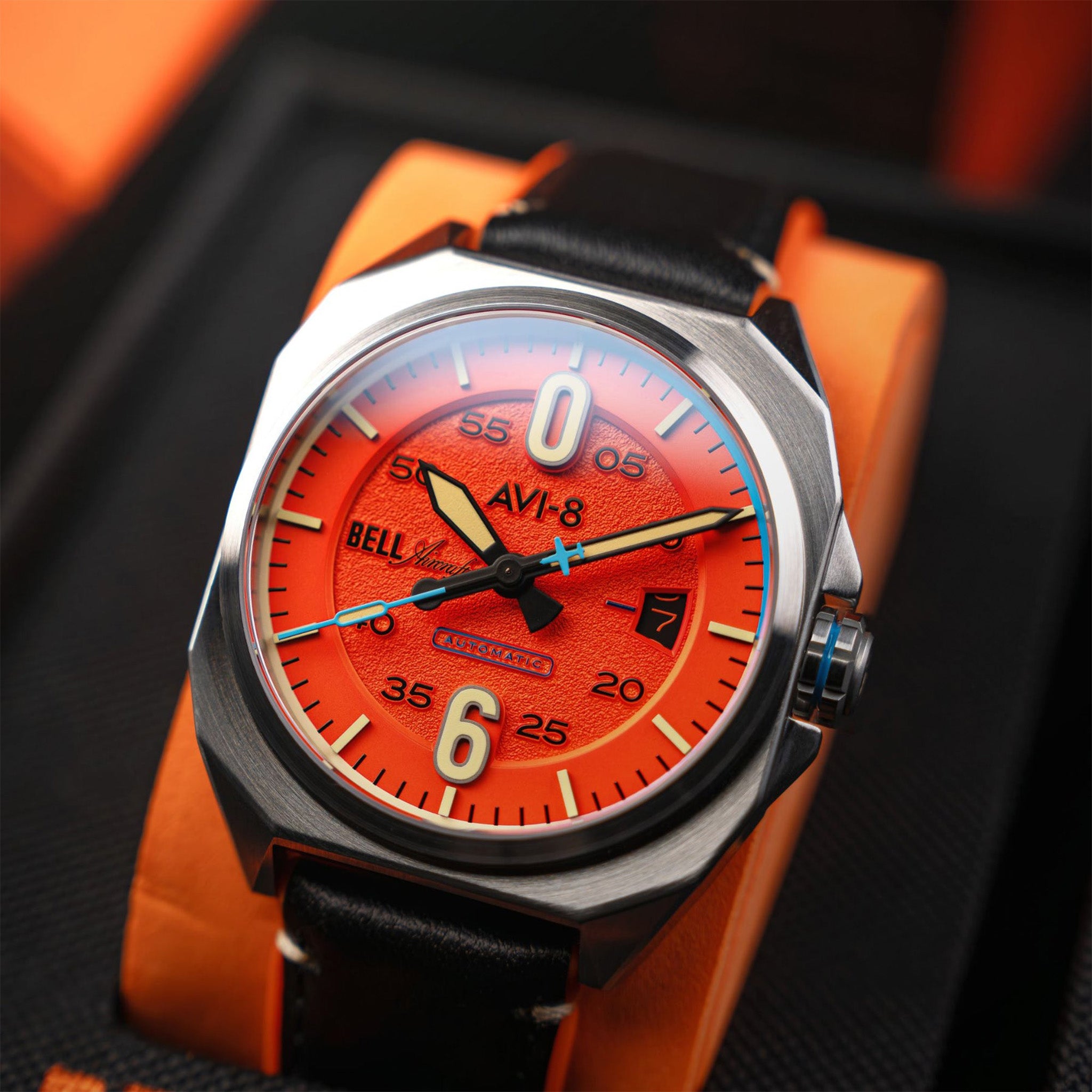 Bell X-1 Machbuster Automatic | 41 mm | Retro Orange