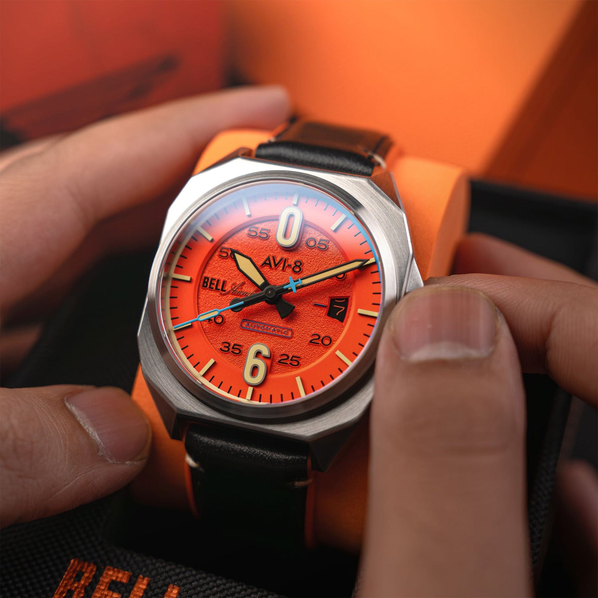Bell X-1 Machbuster Automatic | 41 mm | Retro Orange