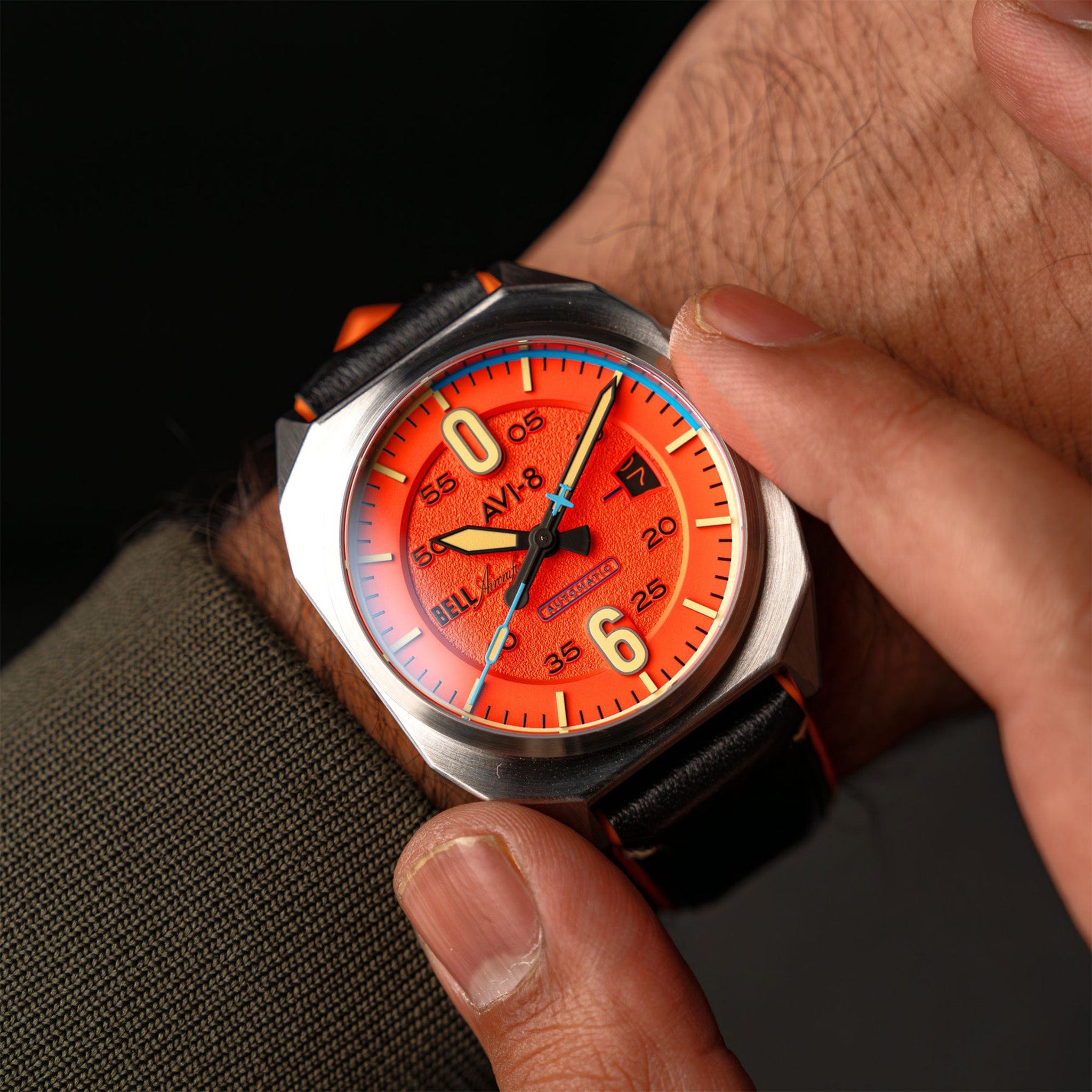 Bell X-1 Machbuster Automatic | 41 mm | Retro Orange