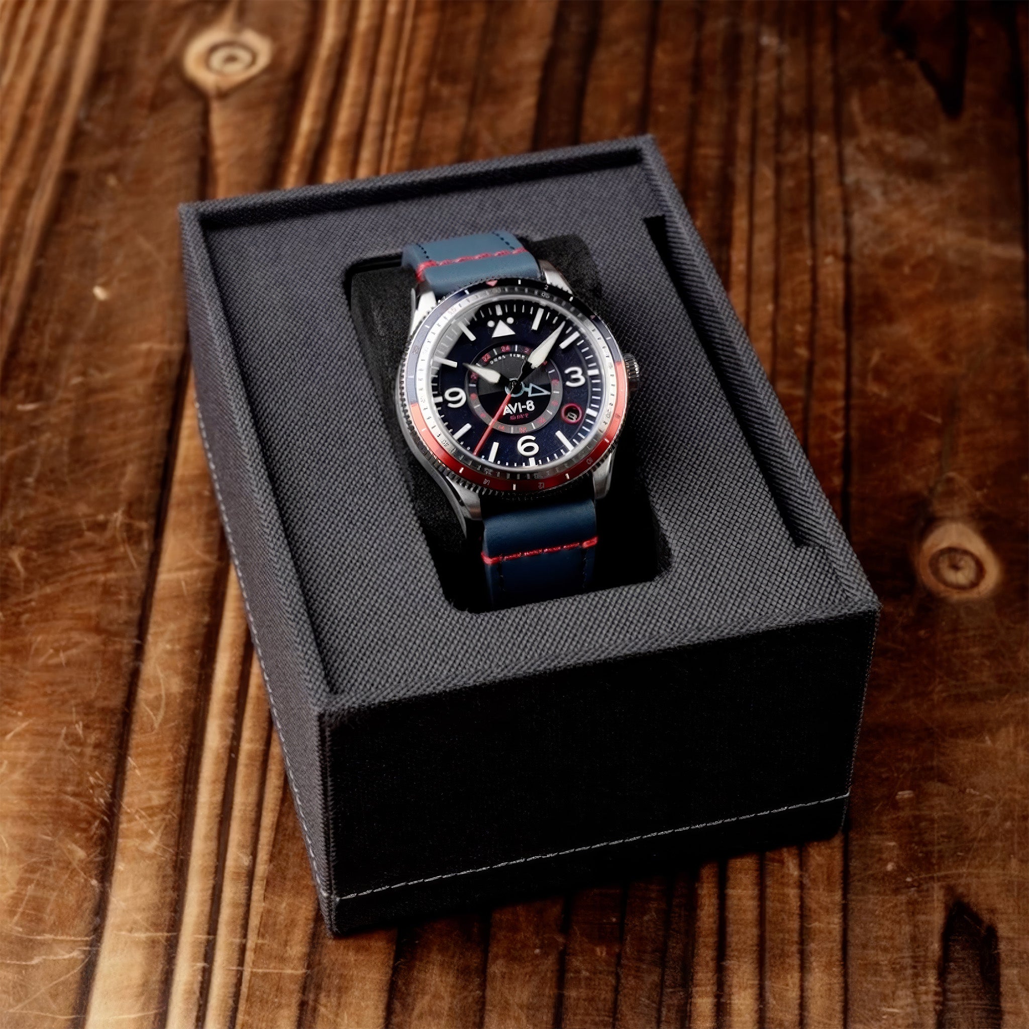 Flyboy Airmaster GMT Automatic | 40mm | Cockpit Blue