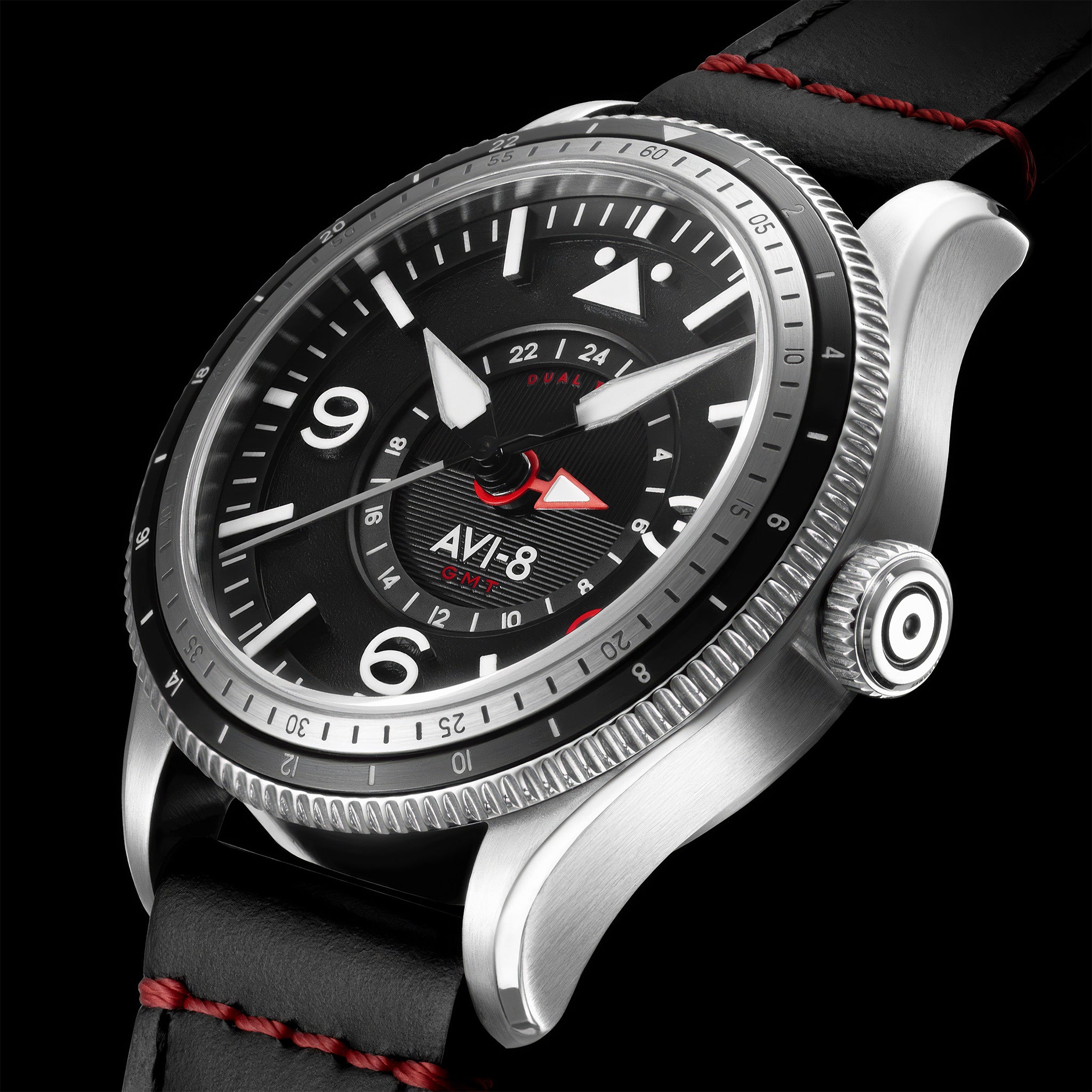 Flyboy Airmaster GMT Automatic | 40mm | Engine Black