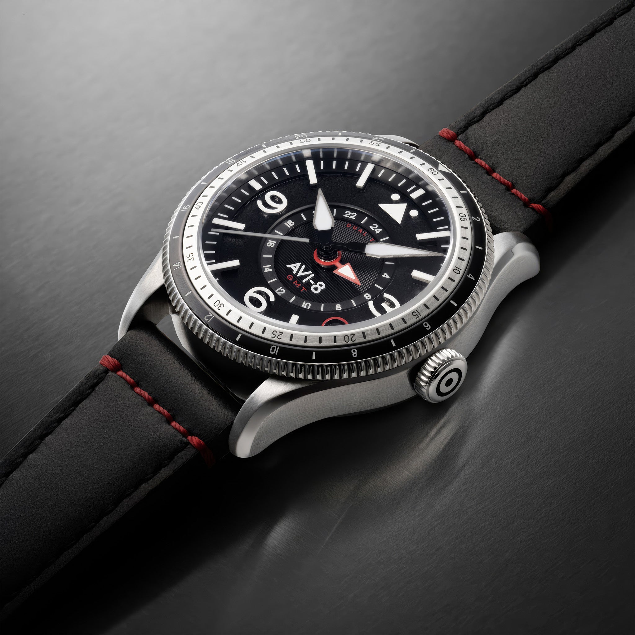 Flyboy Airmaster GMT Automatic | 40mm | Engine Black