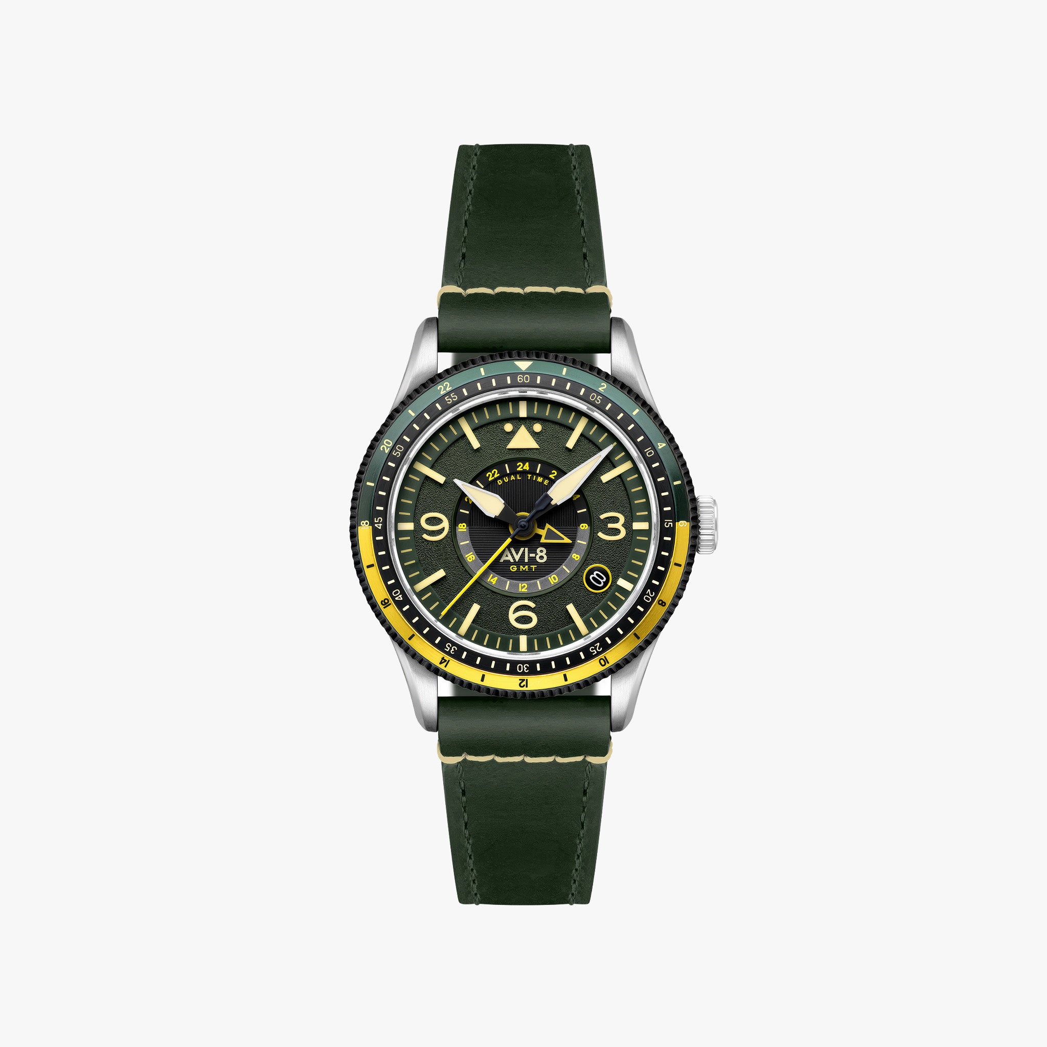 Flyboy Airmaster GMT Automatic | 40mm | fuselage green