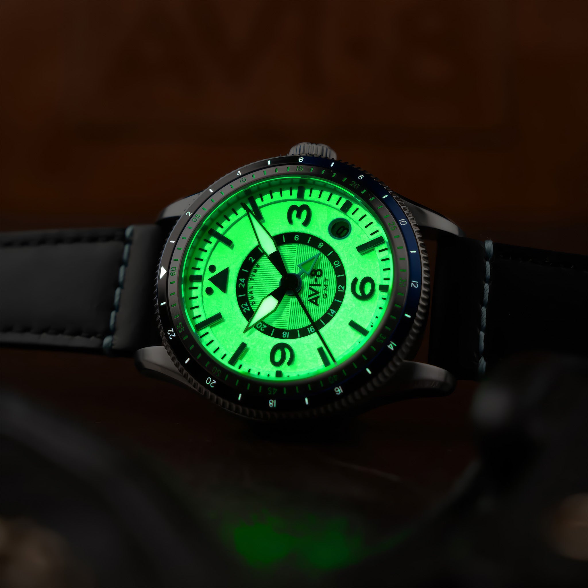 Flyboy Airmaster GMT Automatic | 40mm | Wing Silver