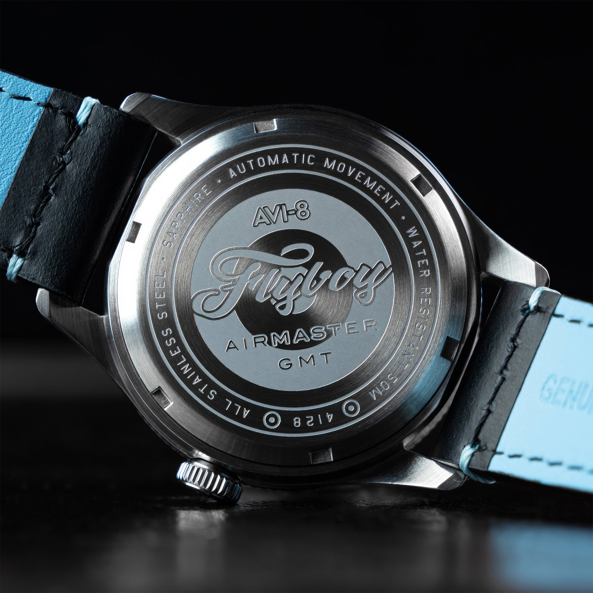 Flyboy Airmaster GMT Automatic | 40mm | Wing Silver