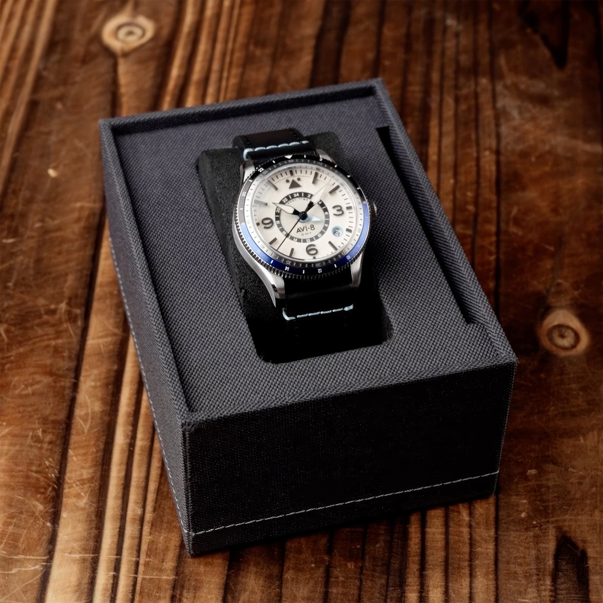 Flyboy Airmaster GMT Automatic | 40mm | Wing Silver