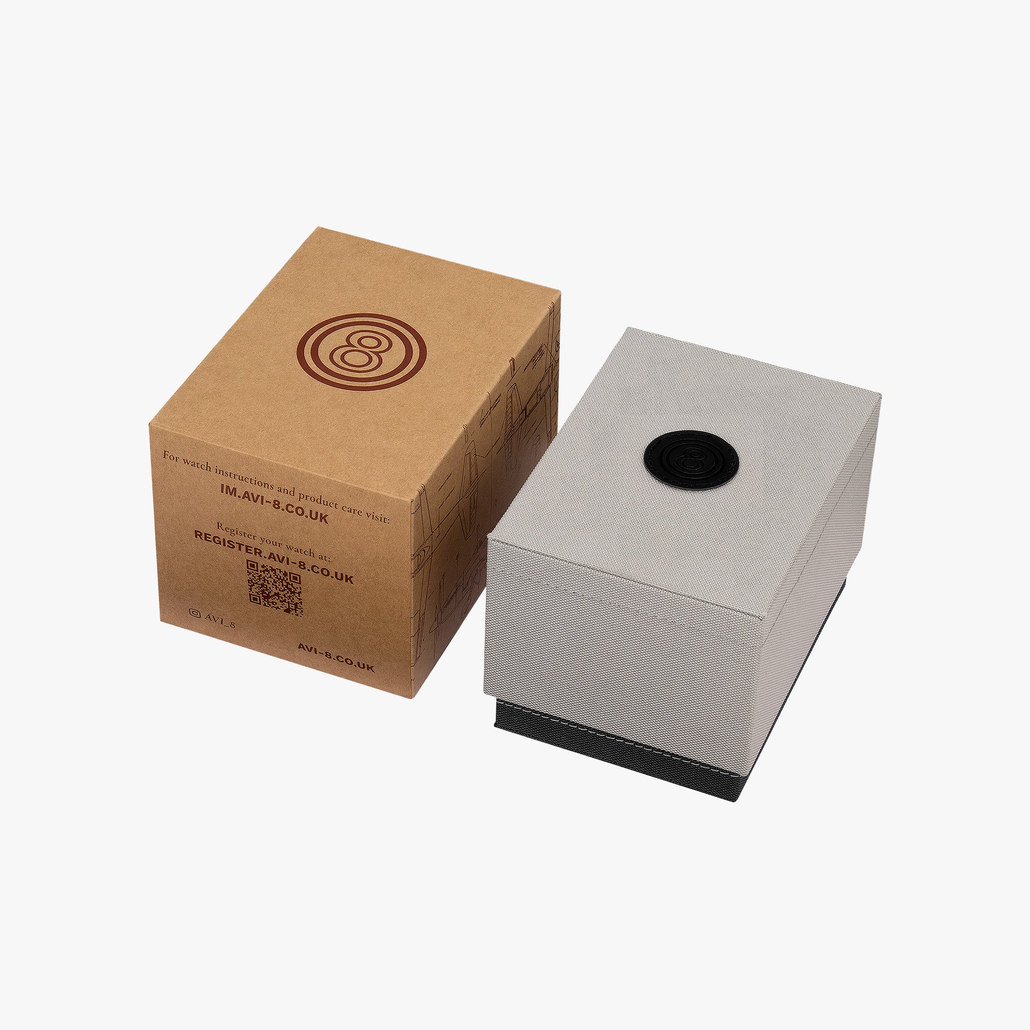 Flyboy Airmaster Sector Meca-Quartz | 40mm | Silver Feather Gray