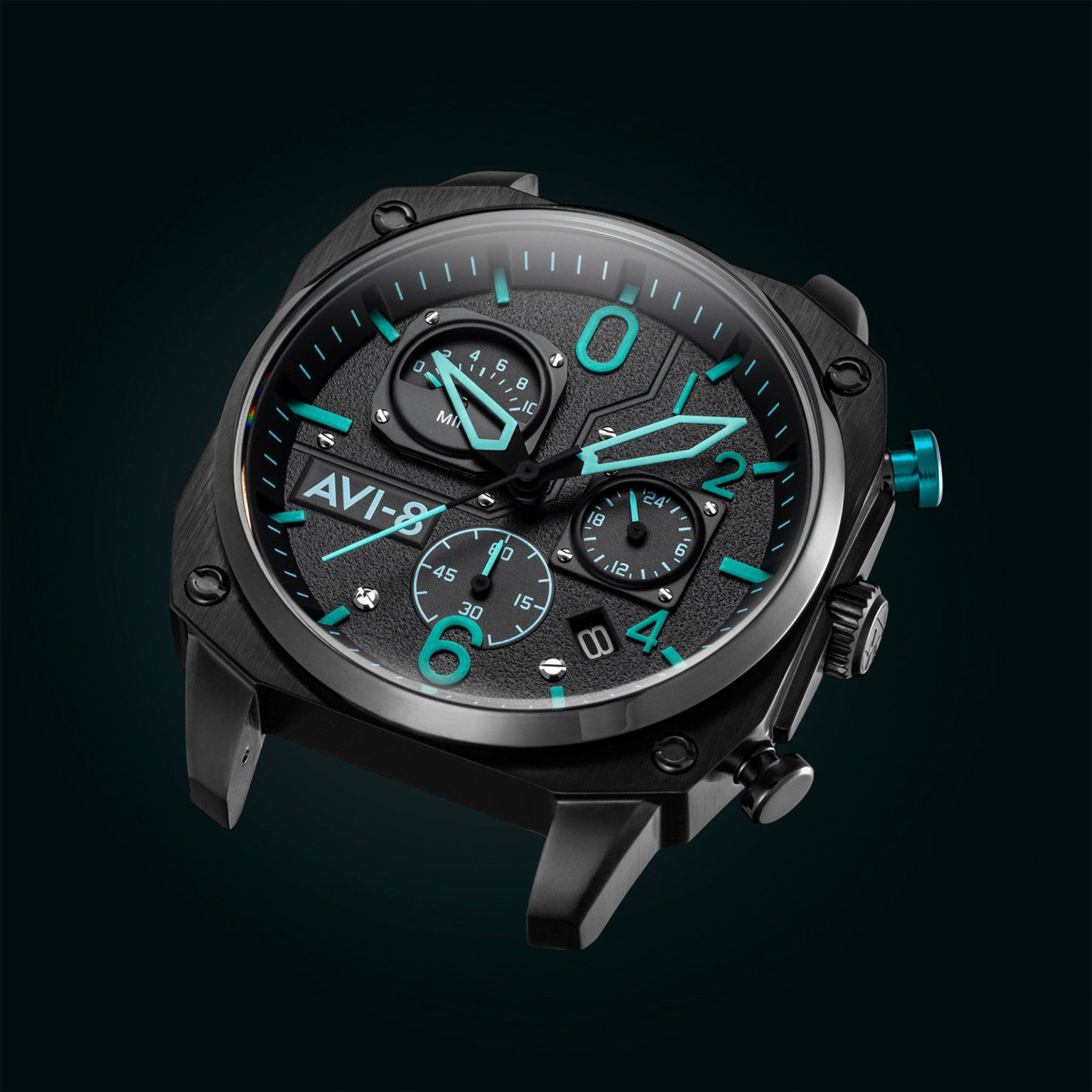 Hawker Hunter Retrograde Chronograph | 45 mm | Blue Diamond