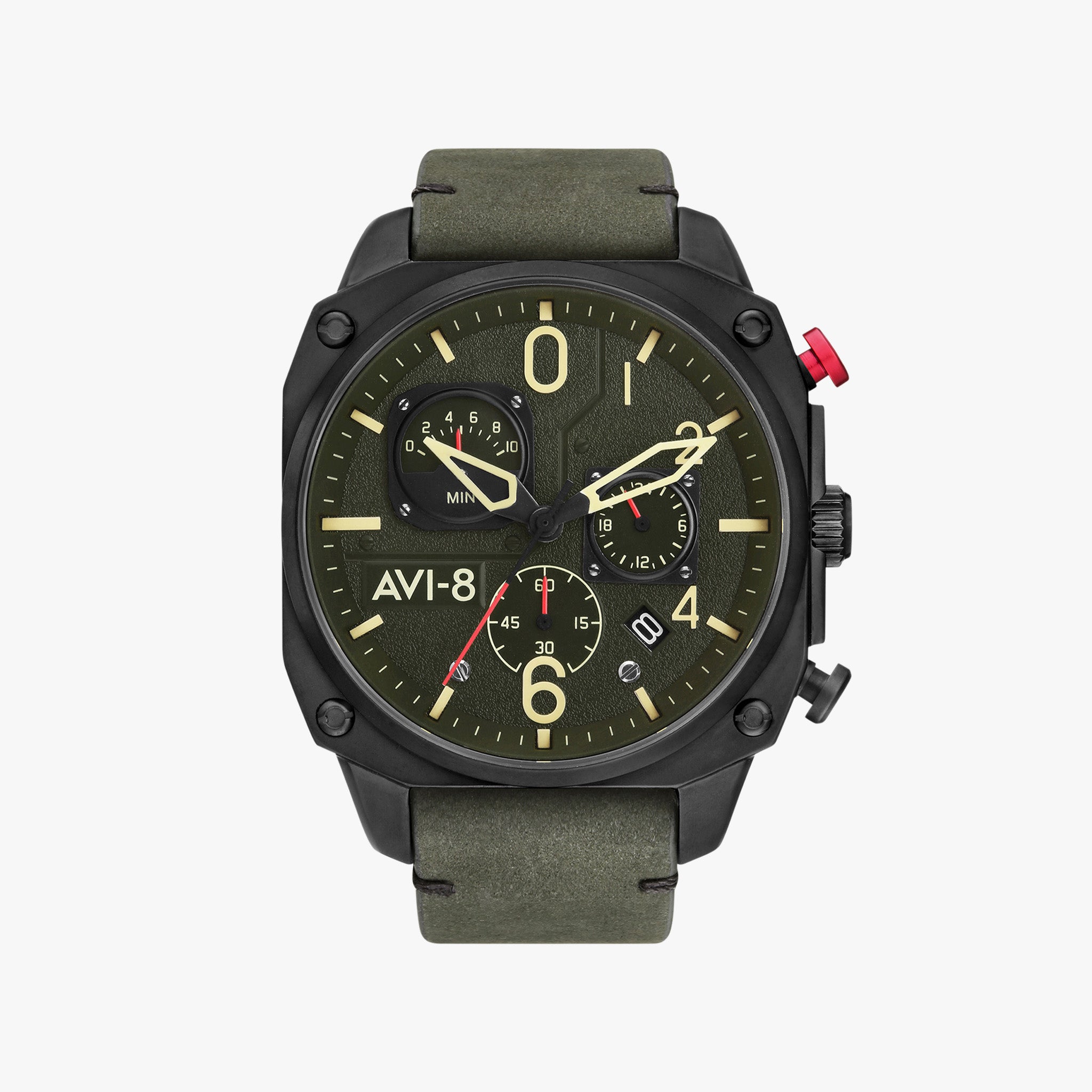 Hawker Hunter Retrograde Chronograph | 45 mm | Deep Green Black