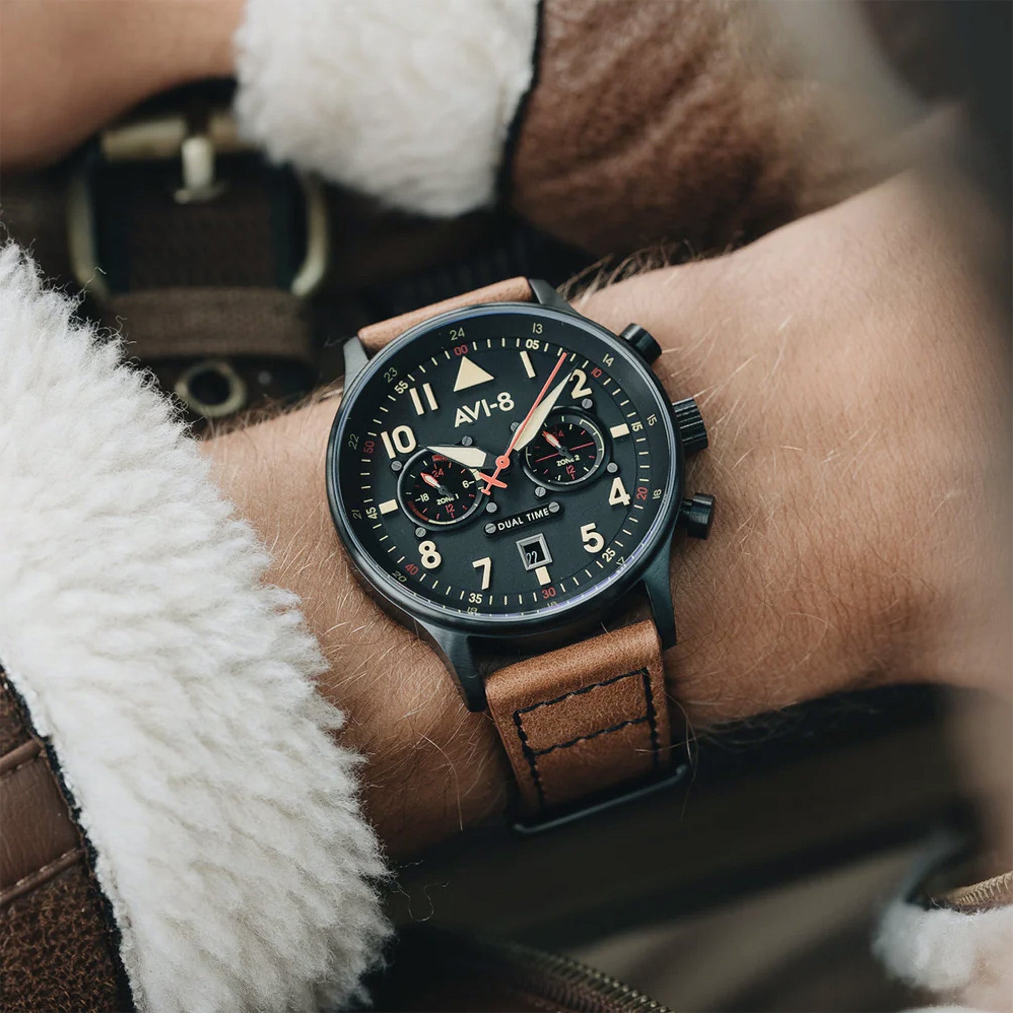 Hawker Hurricane Carey Dual Time | 43.5 mm | Debden