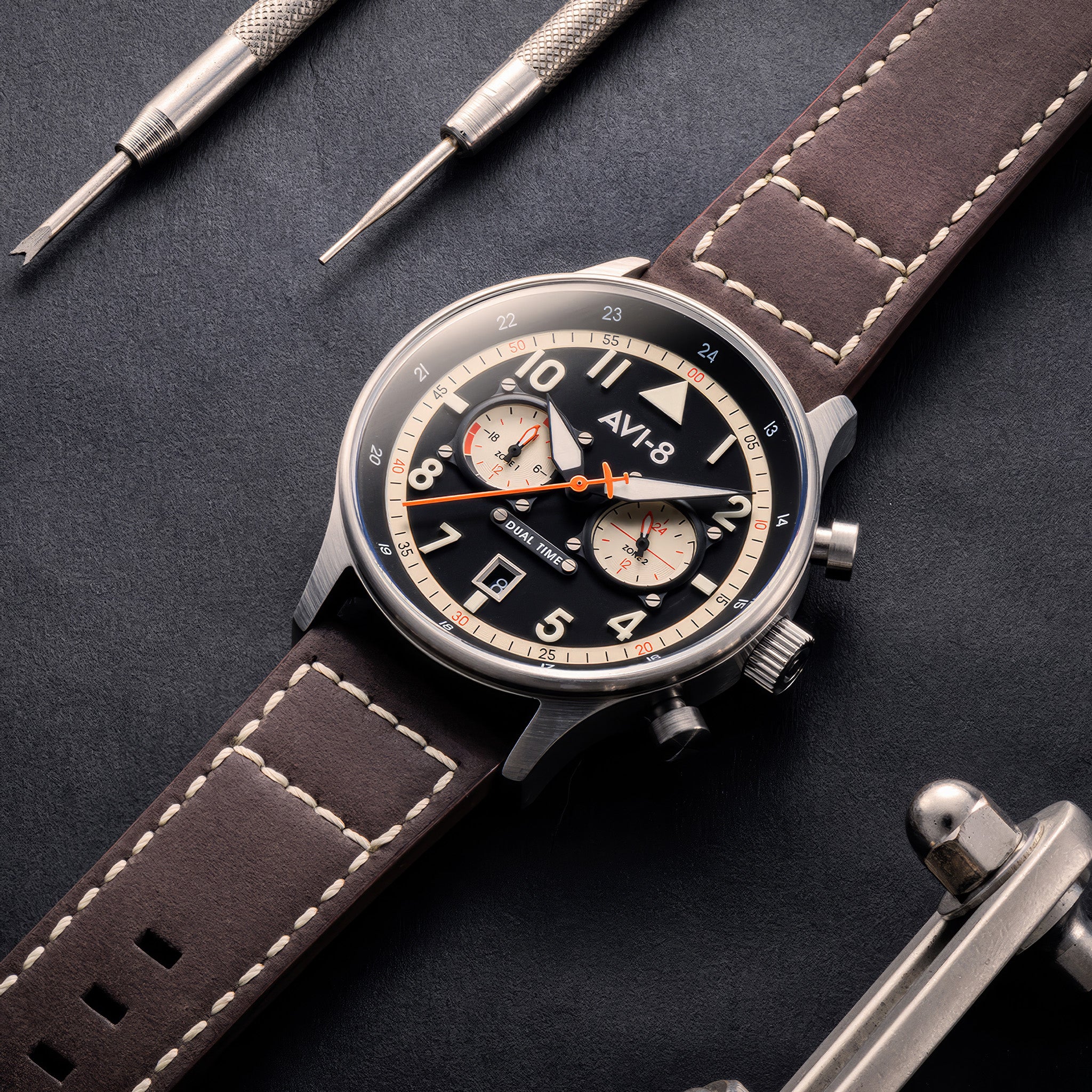 Hawker Hurricane Carey Dual Time | 43.5mm | manston