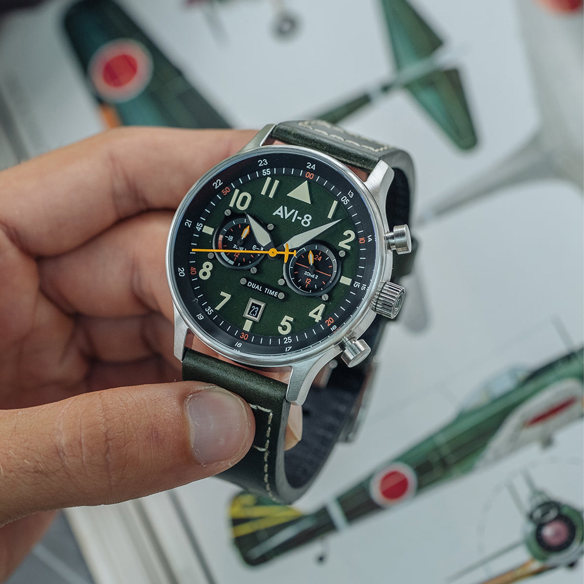Hawker Hurricane Carey Dual Time | 43.5 mm | Merville