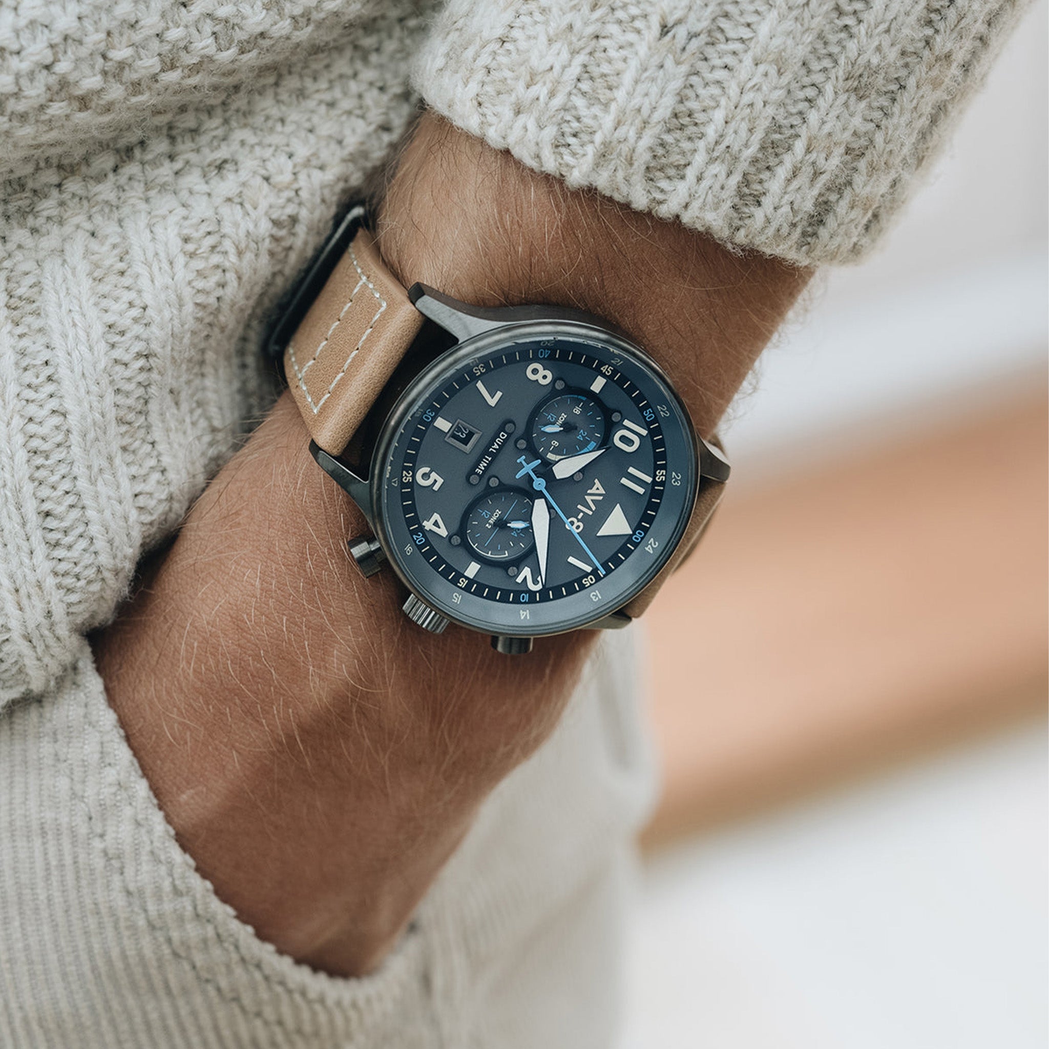 Hawker Hurricane Carey Dual Time | 43.5 mm | Orissa