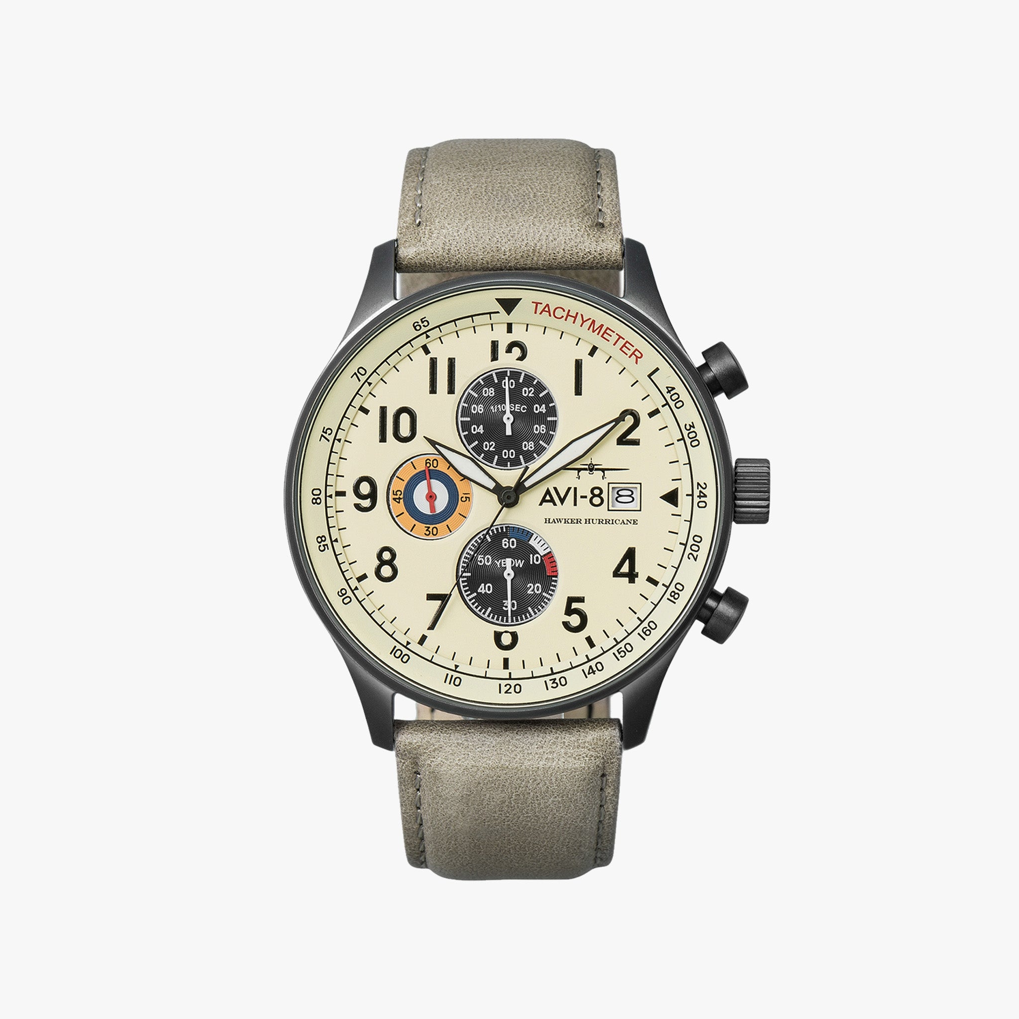 Hawker Hurricane Classic Chronograph | 43.5 mm | Cream Beige