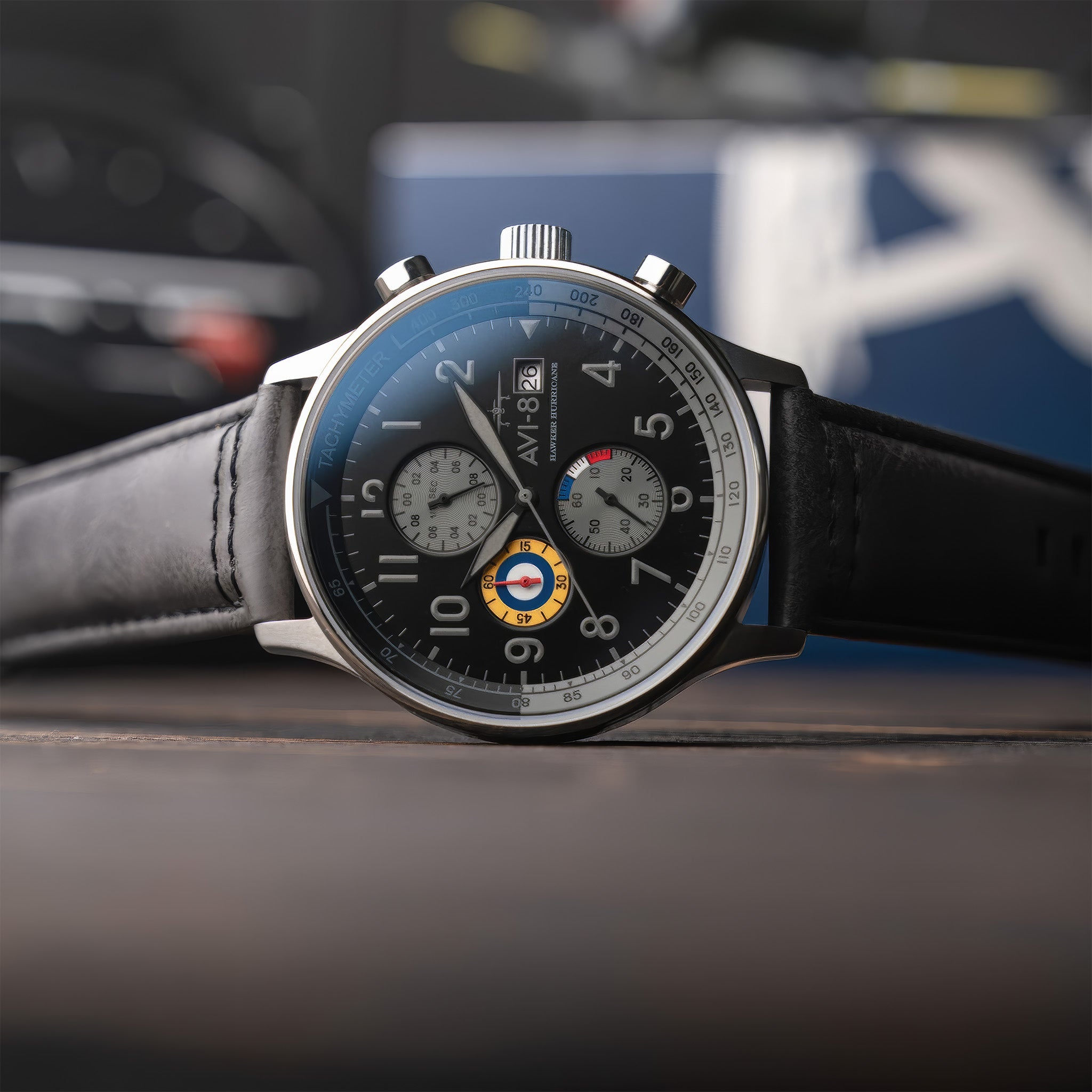 Hawker Hurricane Classic Chronograph | Grey Black