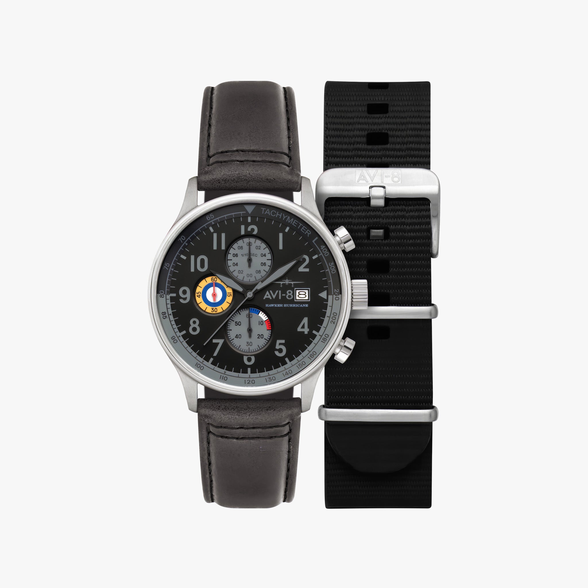Hawker Hurricane Classic Chronograph | Grey Black