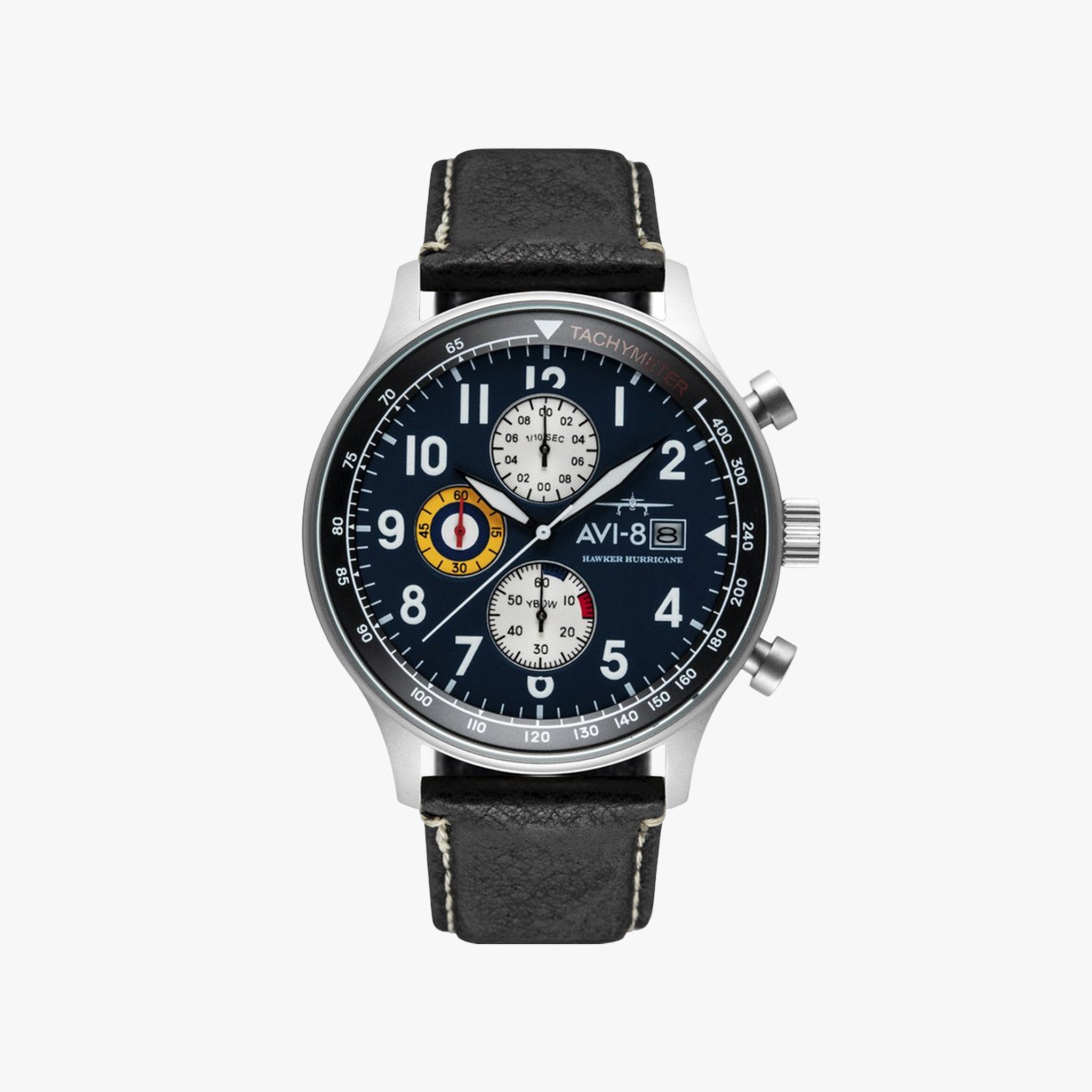Hawker Hurricane Classic Chronograph | 43.5 mm | Midnight Black