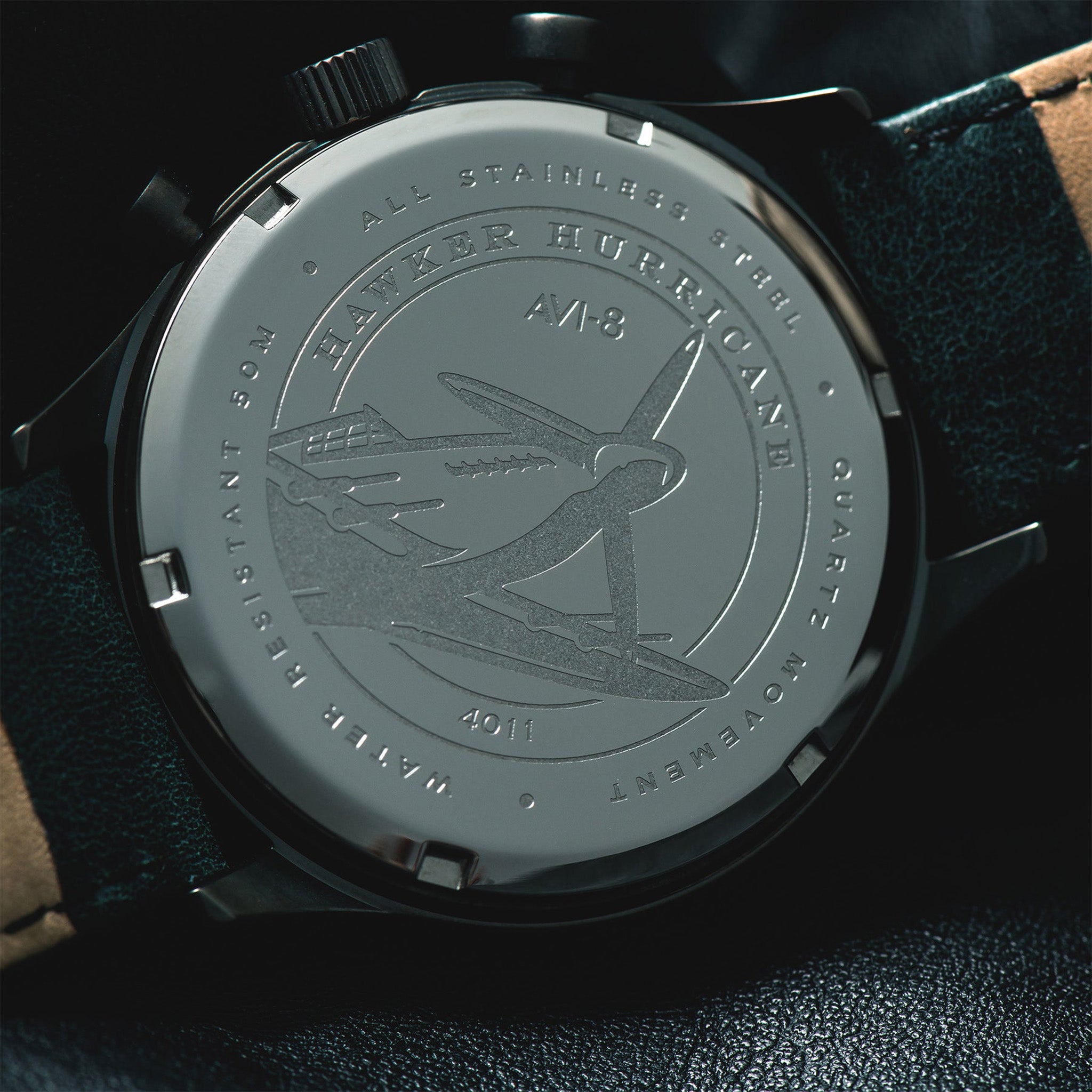 Hawker Hurricane Classic Chronograph | 43.5 mm | Military Green