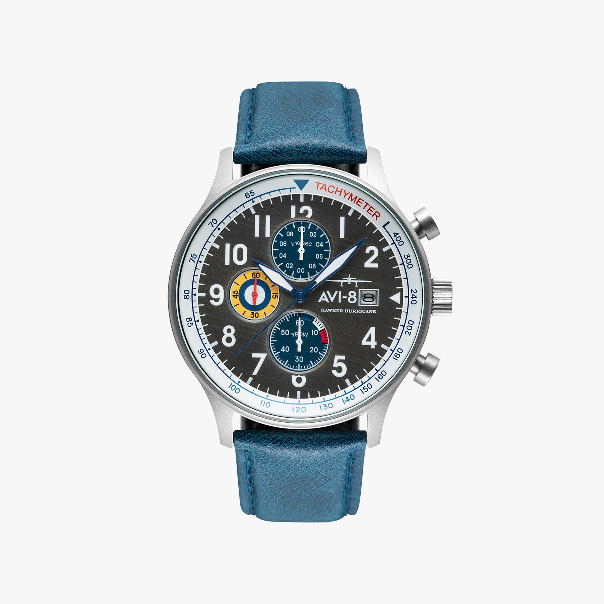 Hawker Hurricane Classic Chronograph | 43.5 mm | Pennant Blue