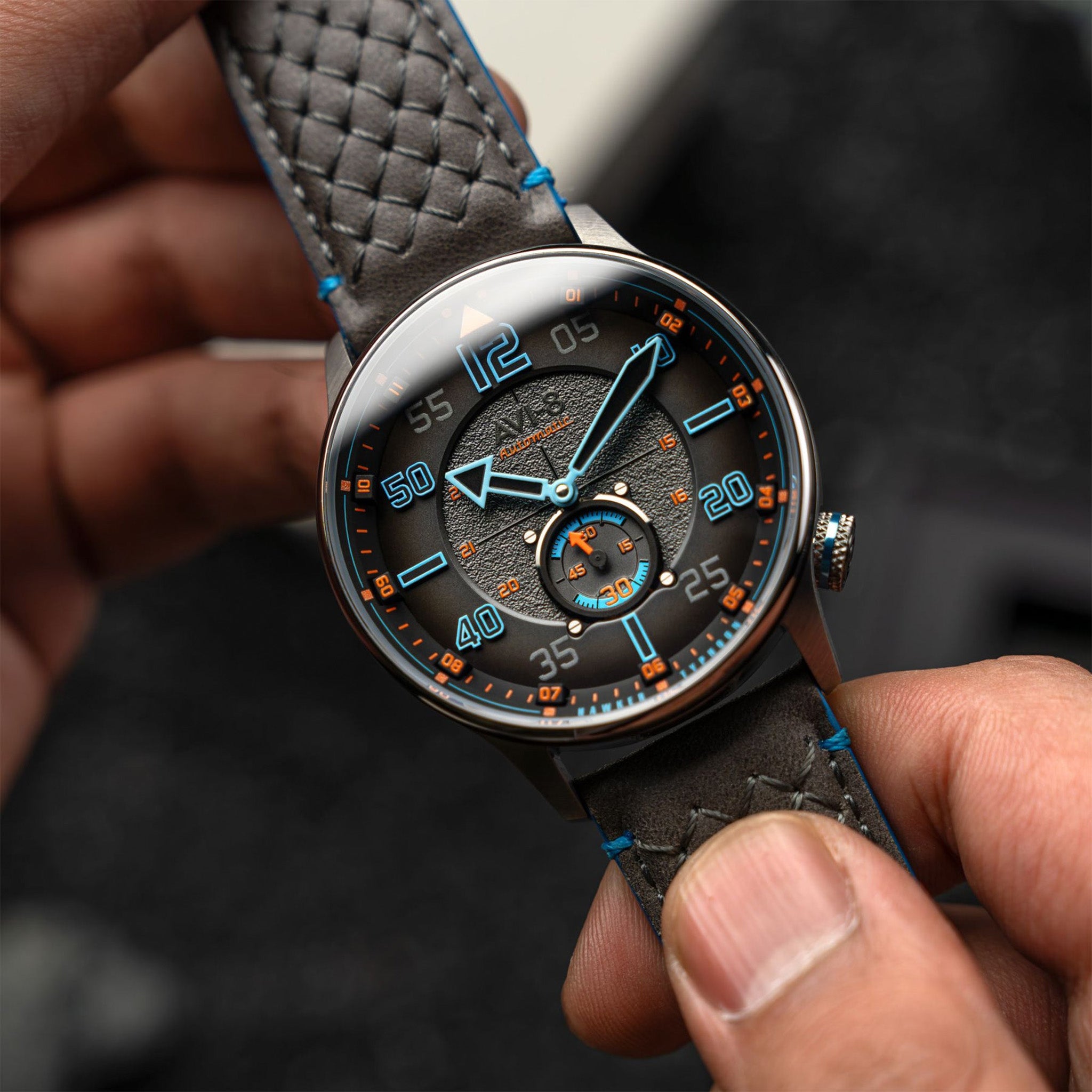 Hawker Typhoon Baldwin Automatic | 42 mm | Iron Blue