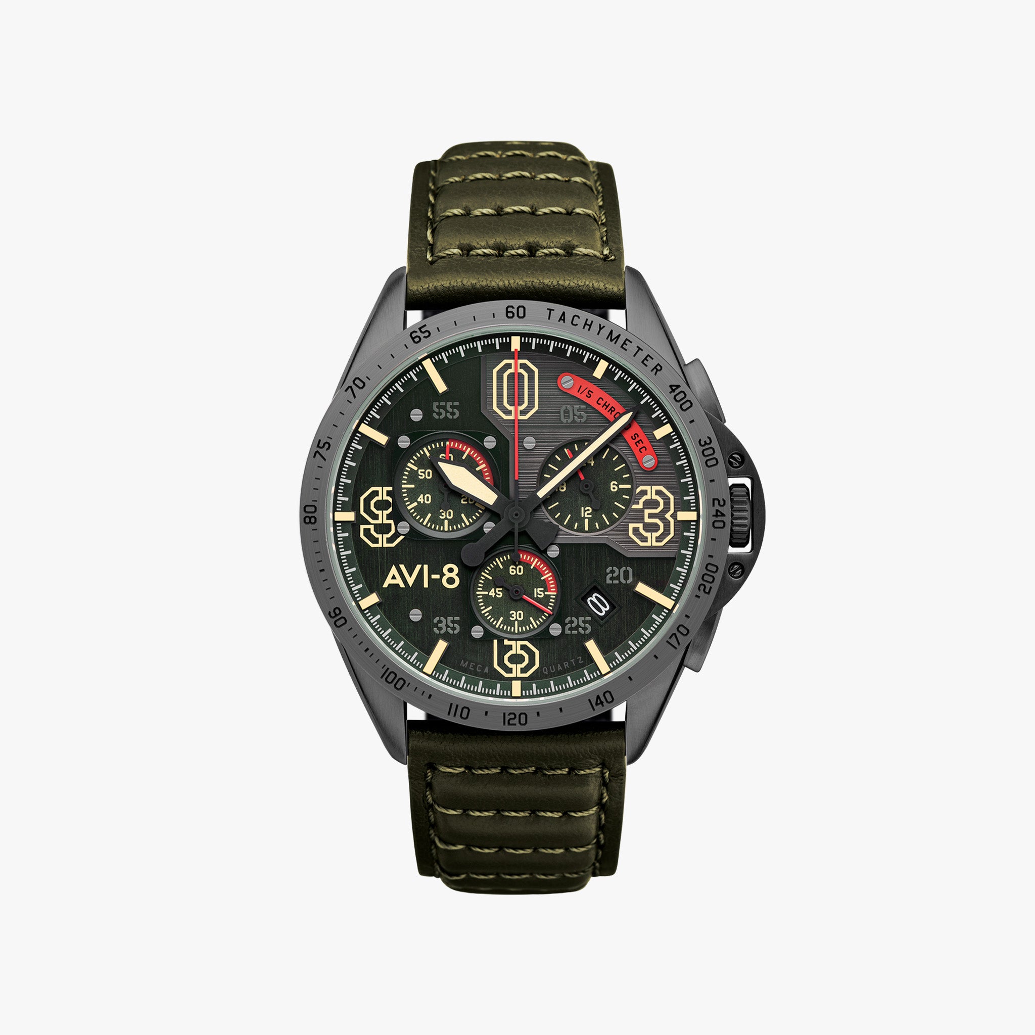 P-51 Mustang Blakeslee Chronograph | 43 mm | Leaf Green