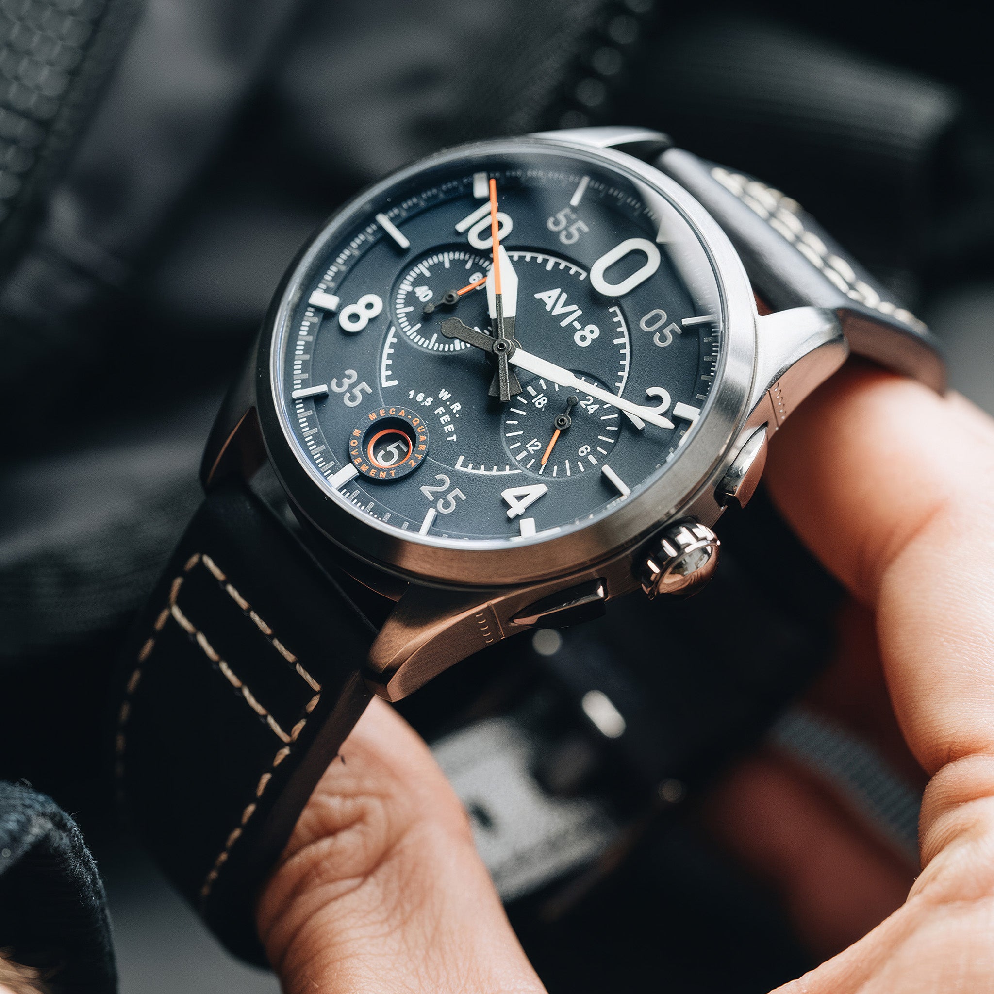 Spitfire Lock Chronograph | 42mm | Channel Blue