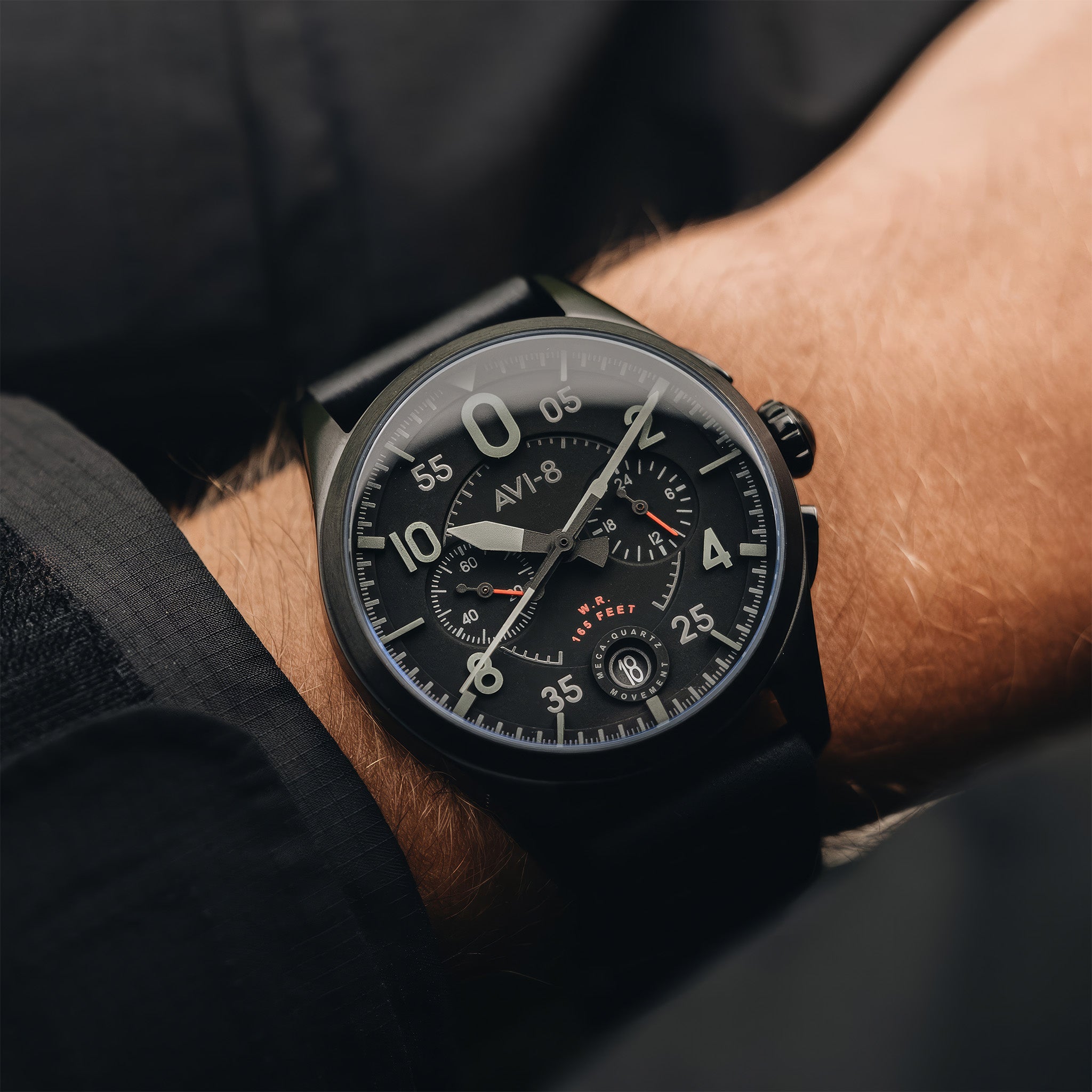 Spitfire Lock Chronograph | 42mm | Slate Black