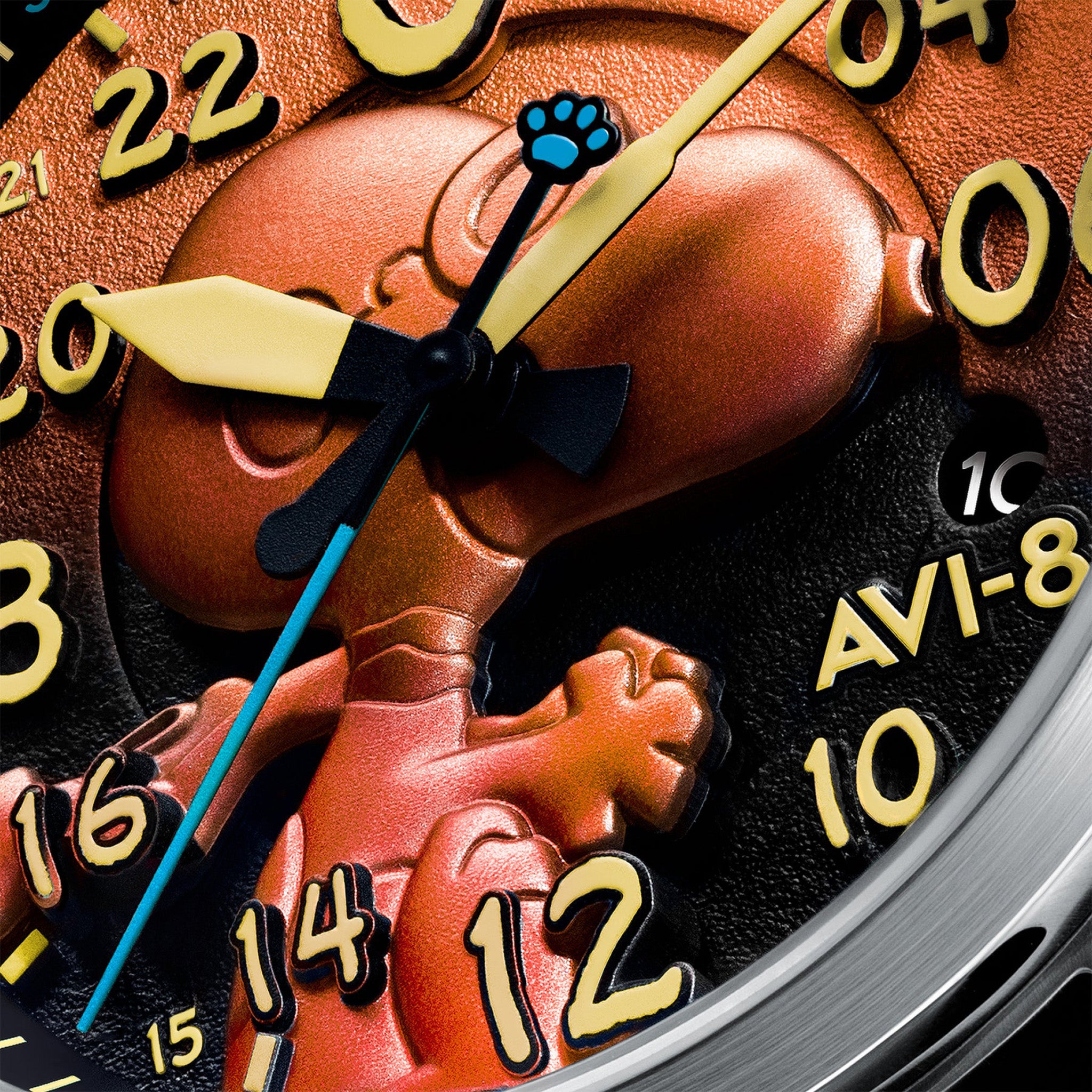 Spitfire Peanuts Snoopy Flying Ace 24 Hour Automatic Limited Edition | 42 mm | Burnt Orange