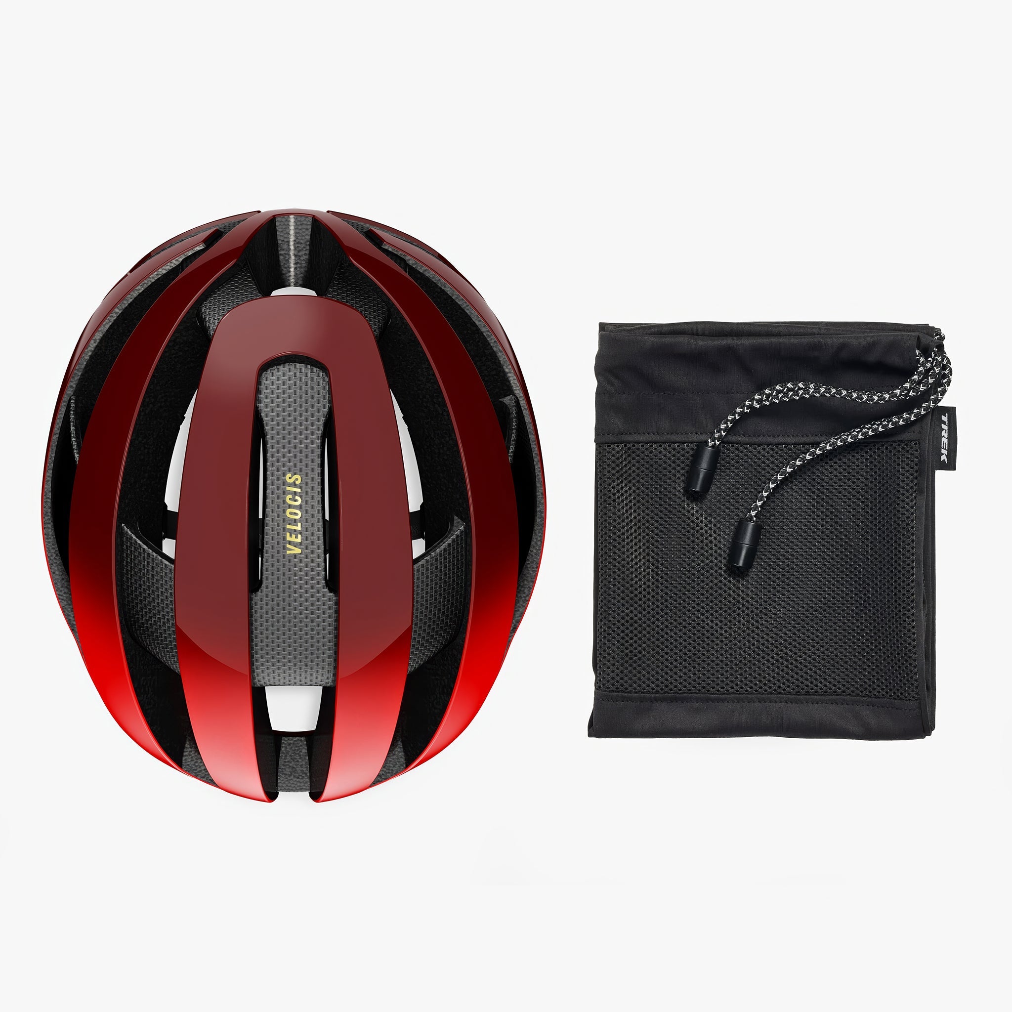 Trek Velocis MIPS® Bisiklet Kaskı | Kırmızı/Siyah