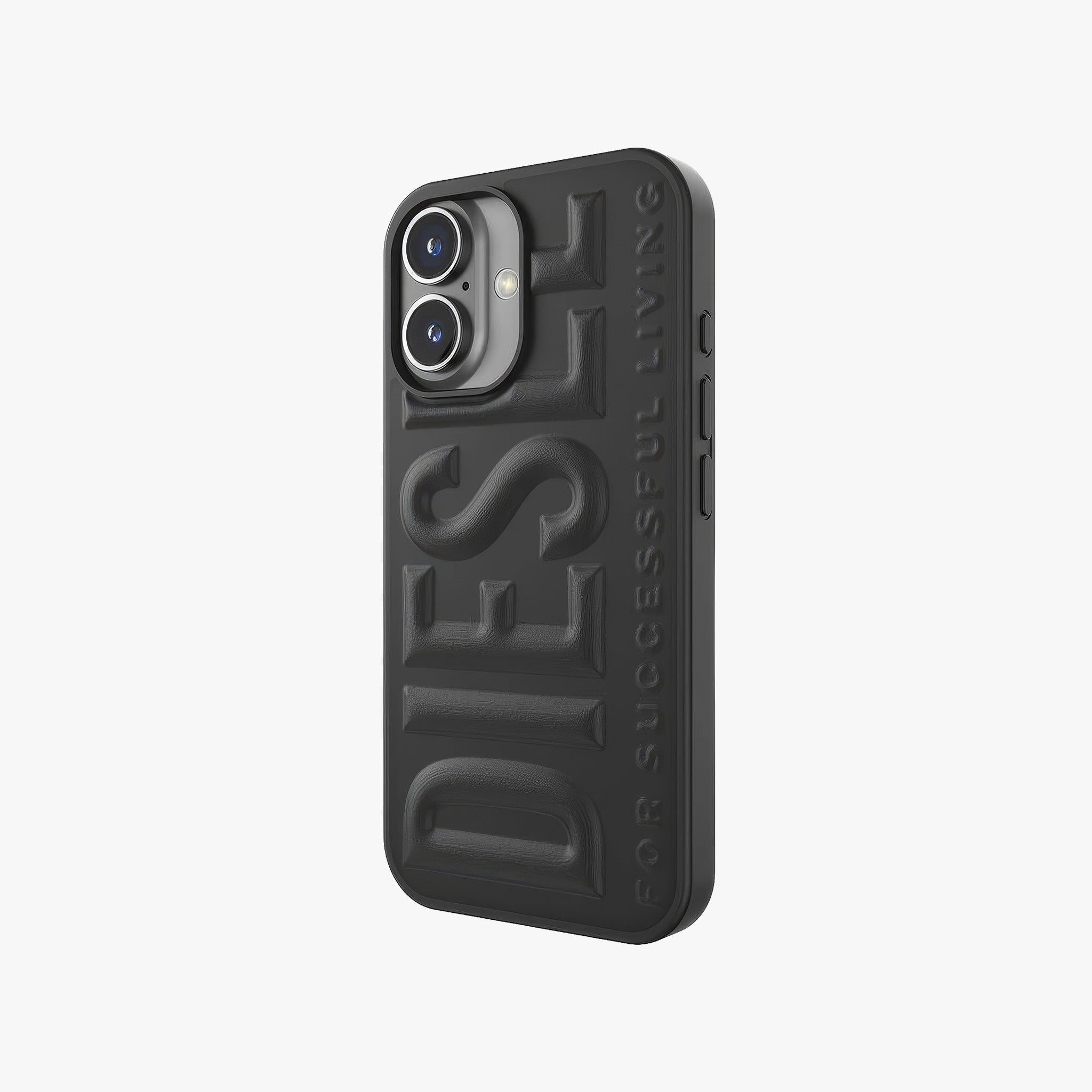 iPhone 16 3D Biscotto Kılıf | Siyah
