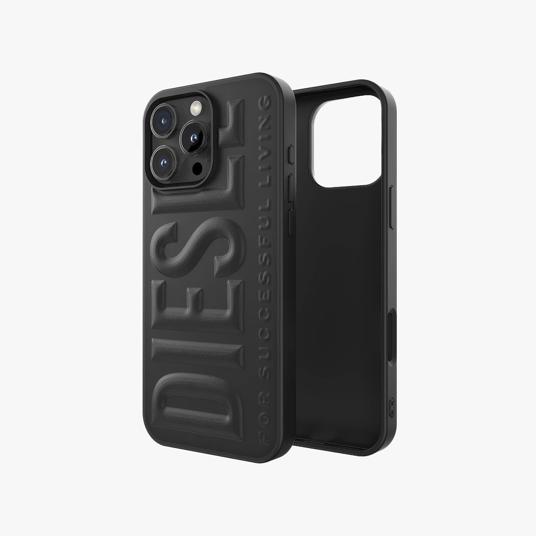 iPhone 16 Pro Max 3D Biscotto Kılıf | Siyah