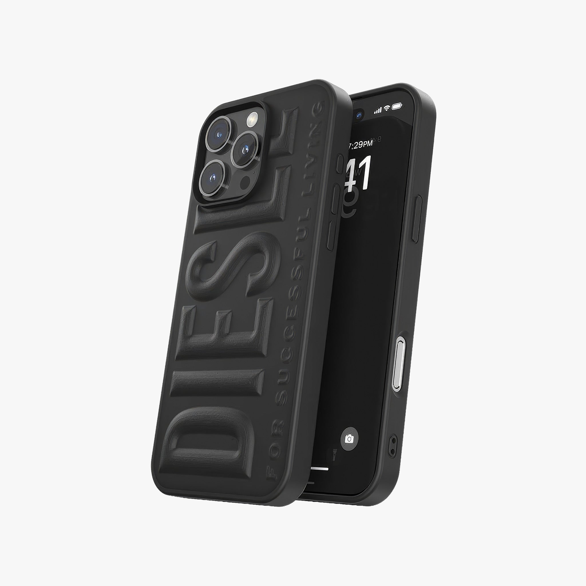 iPhone 16 Pro Max 3D Biscotto Kılıf | Siyah