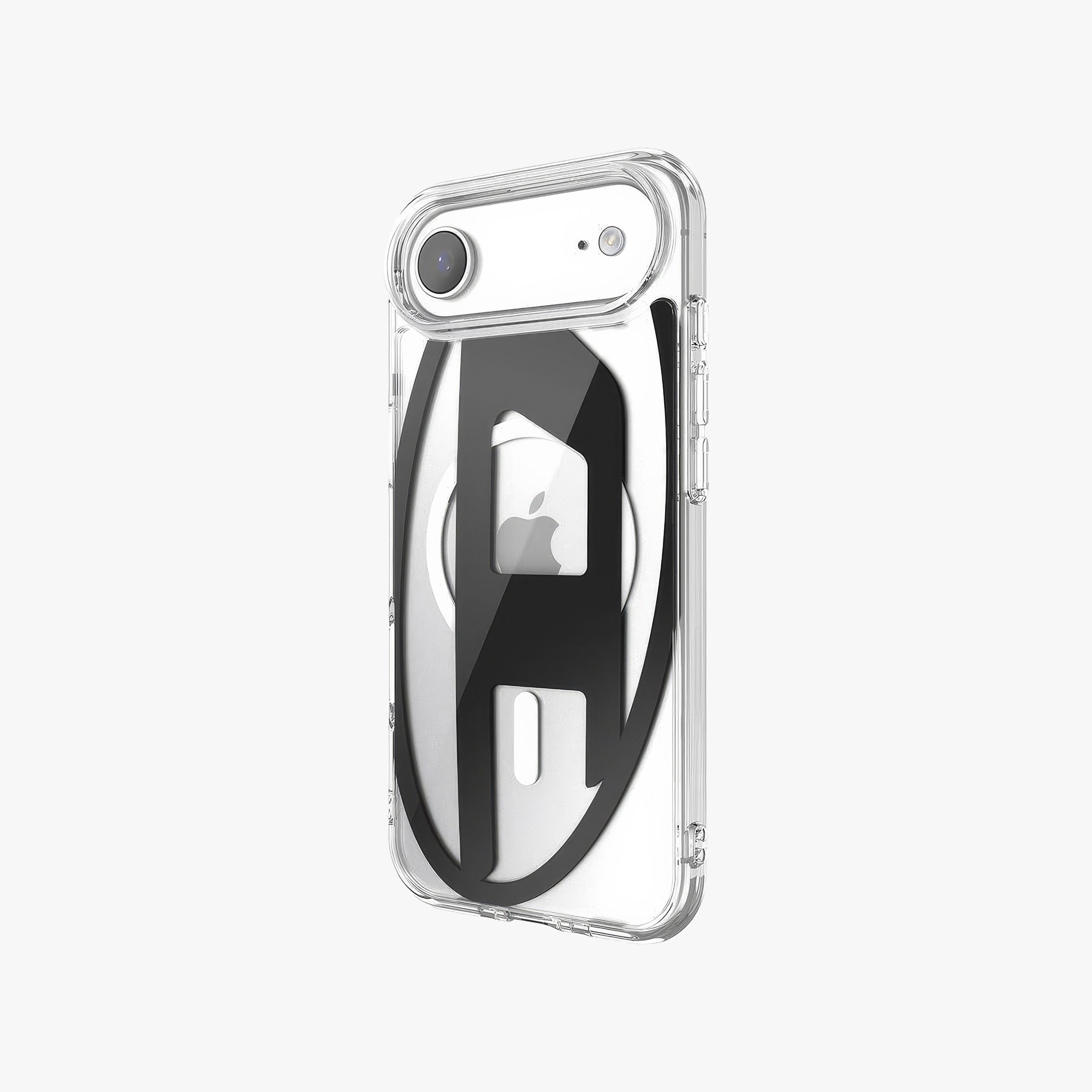 iPhone 17 Air MagSafe Oval D Metalik Kılıf | Siyah